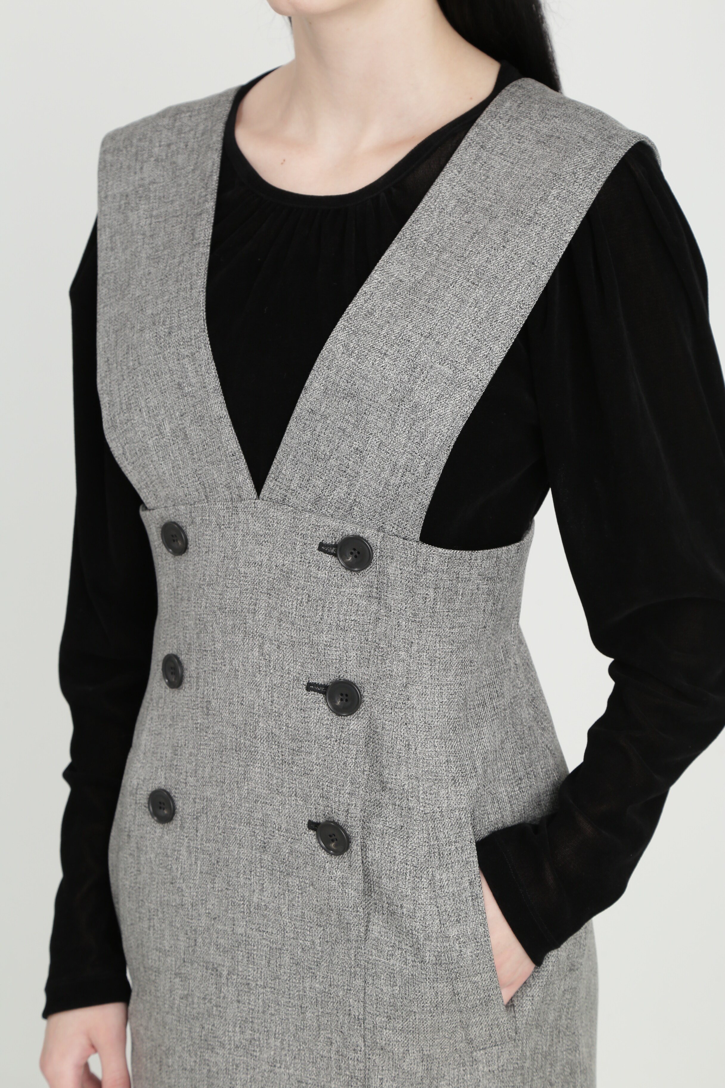 PINKY&DIANNE｜◇デザインショルダージャンパースカート | Rakuten