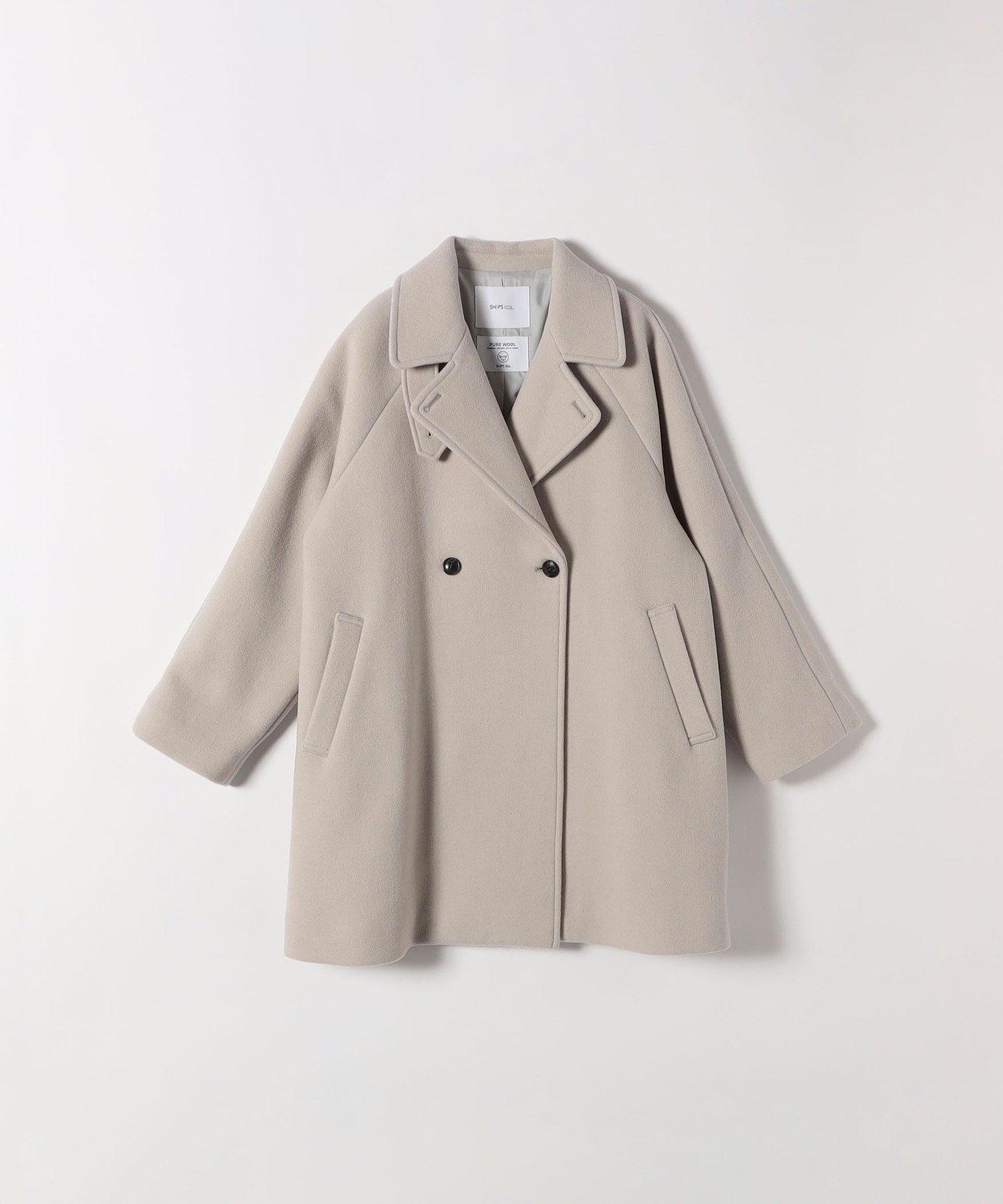 SHIPS｜【WEB限定】SHIPS any: PURE WOOL スタンド & テーラード