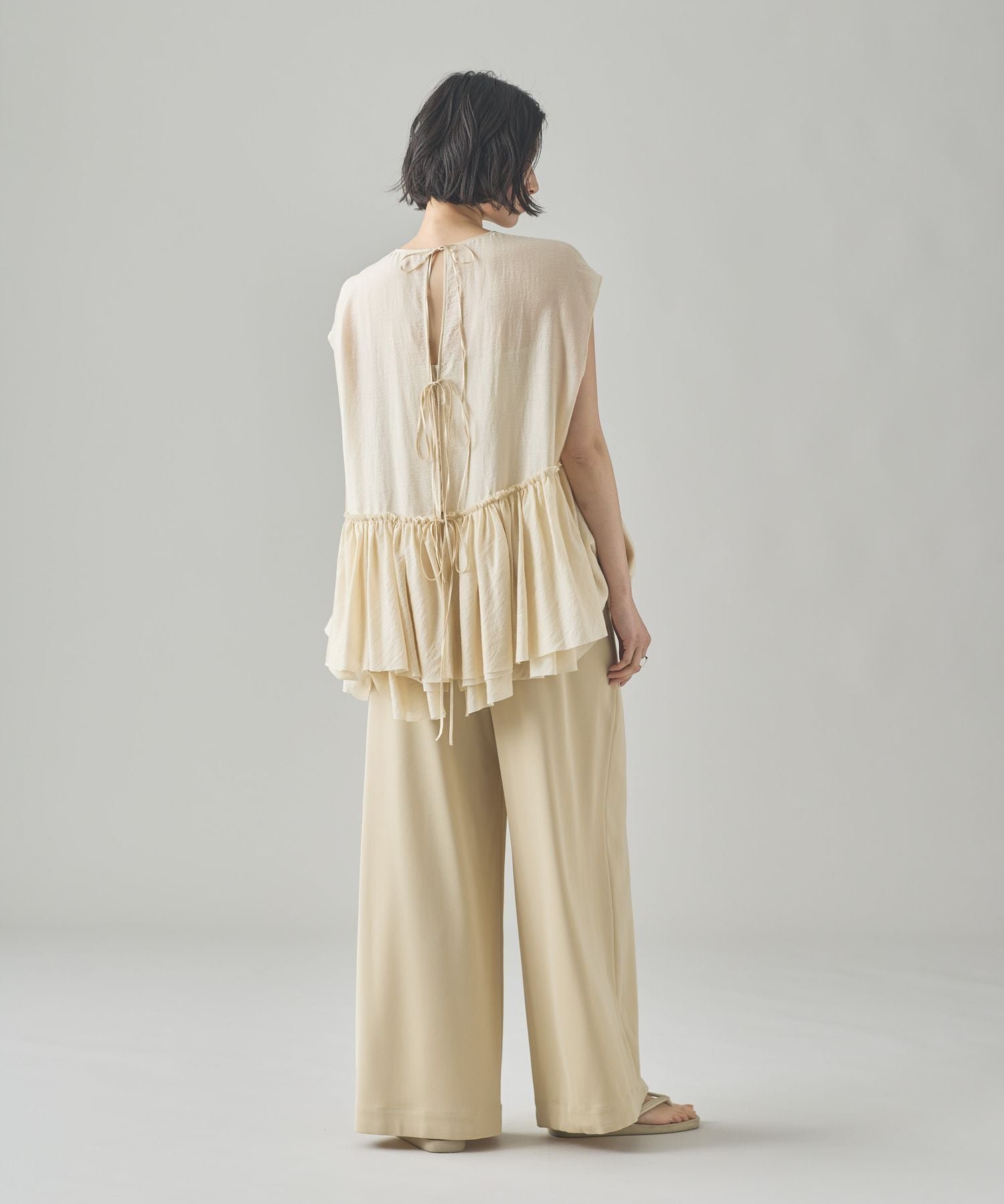 Curensology｜ツイル2WAYワイドパンツ | Rakuten Fashion(楽天