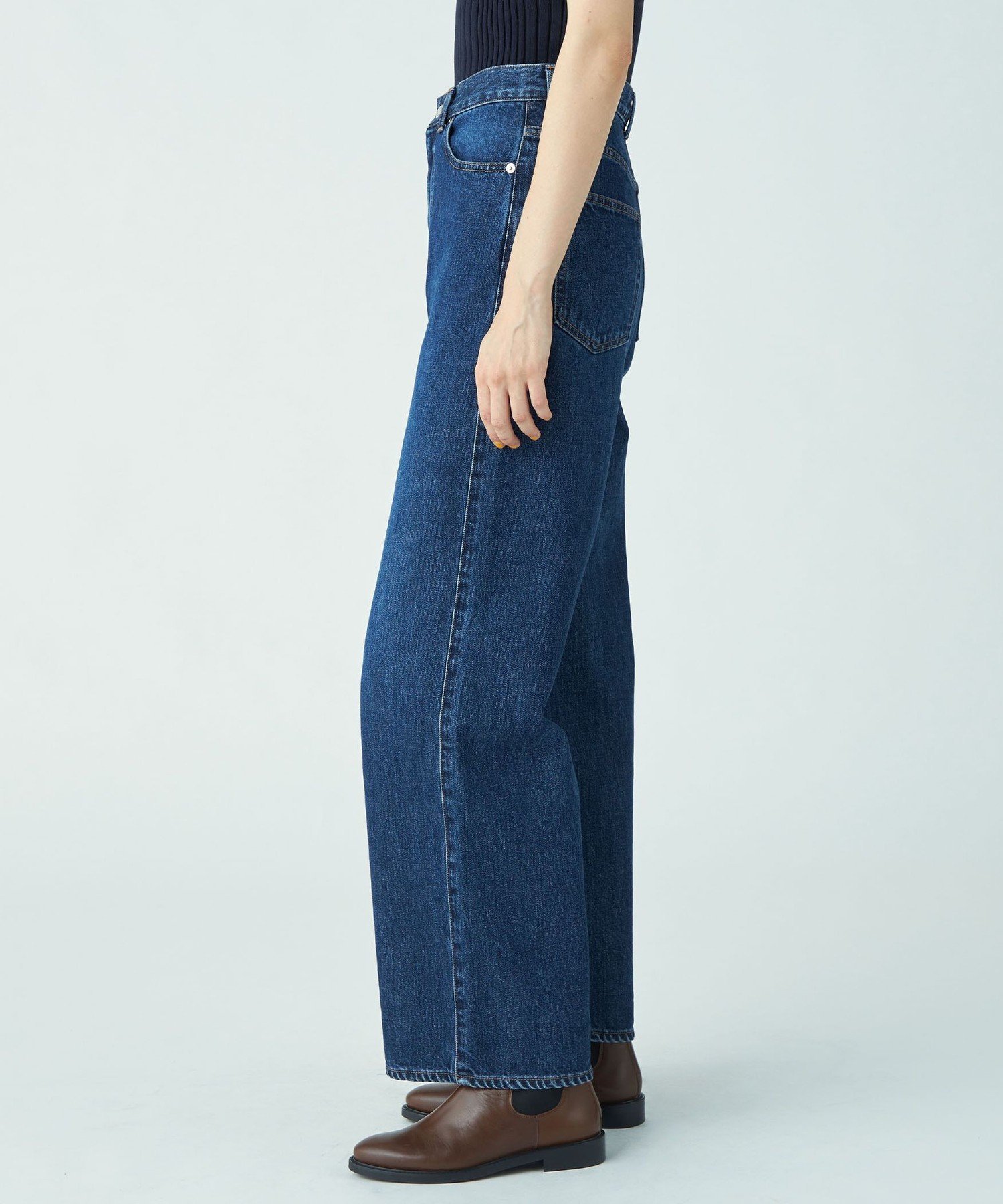 TOMORROWLAND｜デニム ワイドストレートパンツ | Rakuten Fashion(楽天