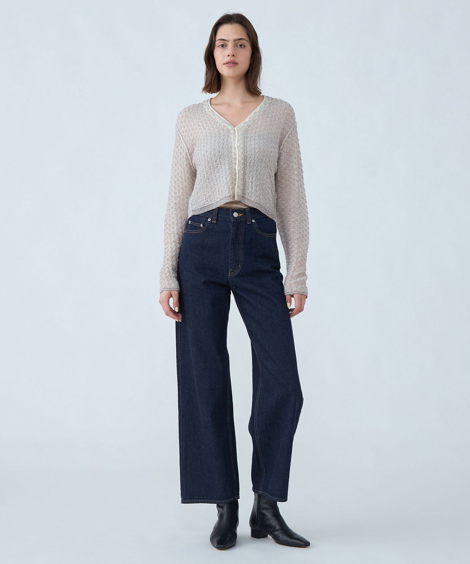 TOMORROWLAND｜デニム ワイドストレートパンツ | Rakuten Fashion(楽天