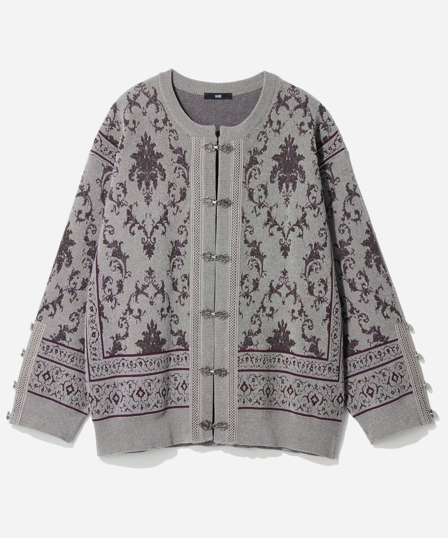 HARE｜メタルボタンダマスクニットカーディガン | Rakuten Fashion