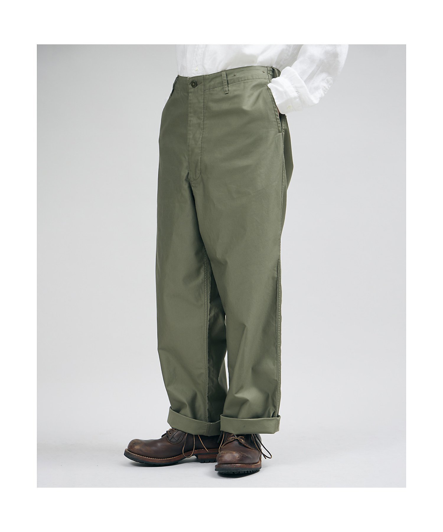 Nigel Cabourn｜MAN / ニューベーシックチノパンツ - モールスキン