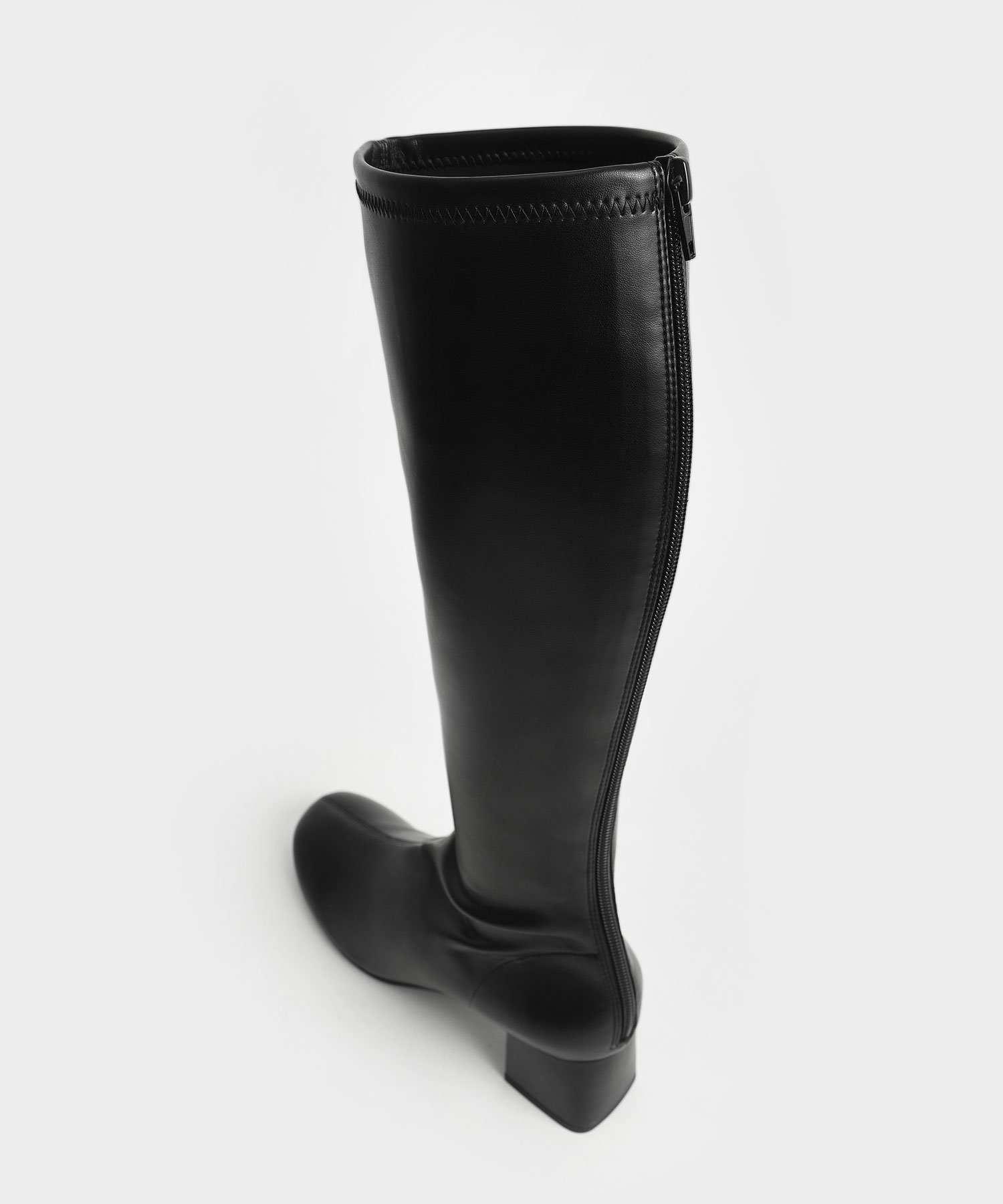 CHARLES & KEITH｜ブロックヒール ロングブーツ | Rakuten Fashion