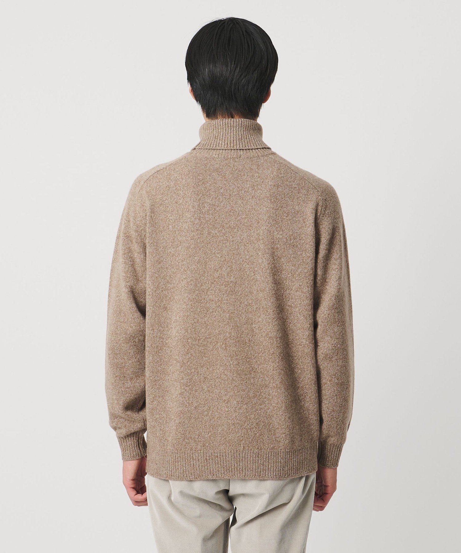 UNITED ARROWS｜ウール カシミヤ ミドルゲージ タートルネック ニット