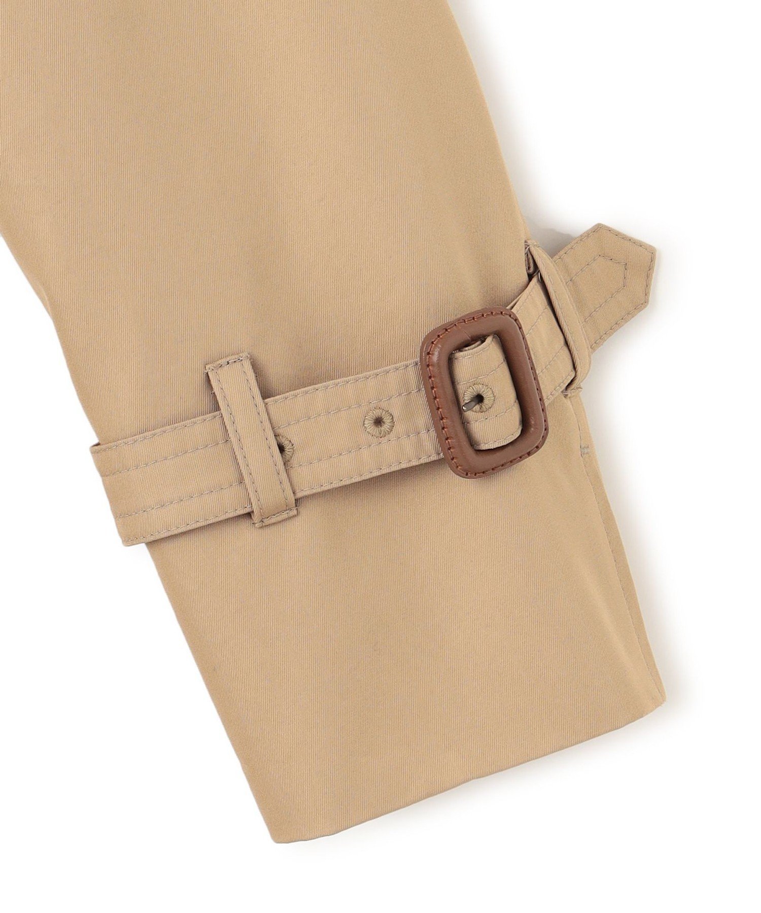 23区｜コットンポリエステルギャバジン ロング トレンチコート