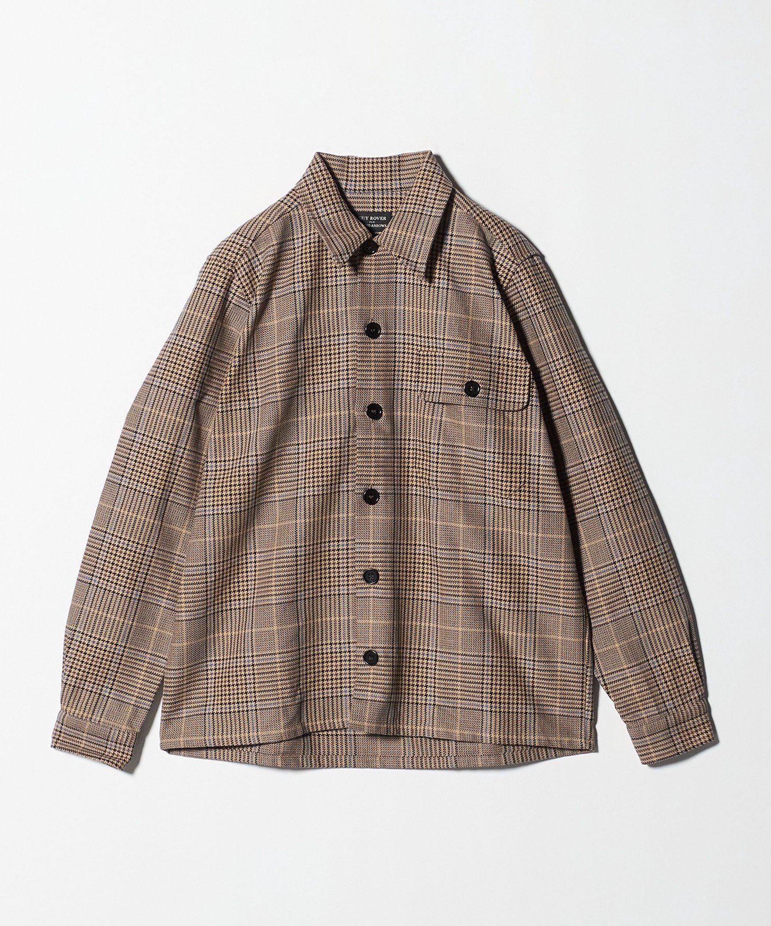 GUY ROVER ギローバー ブラウンチェック カバーオール ジャケット S UNITED ARROWS｜<GUY ROVER>チェック カバーオールジャケット
