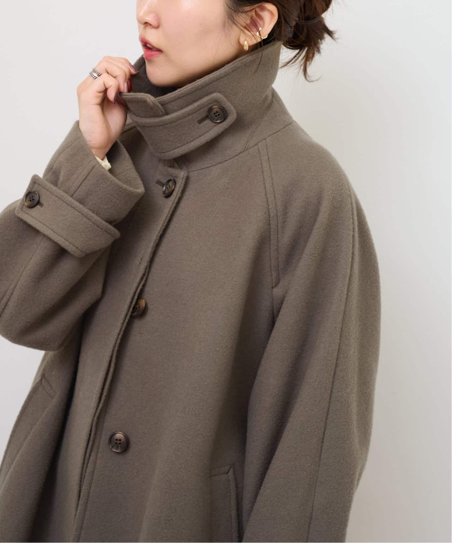 JOURNAL STANDARD relume｜尾州ウールスーパー100ステンカラーコート