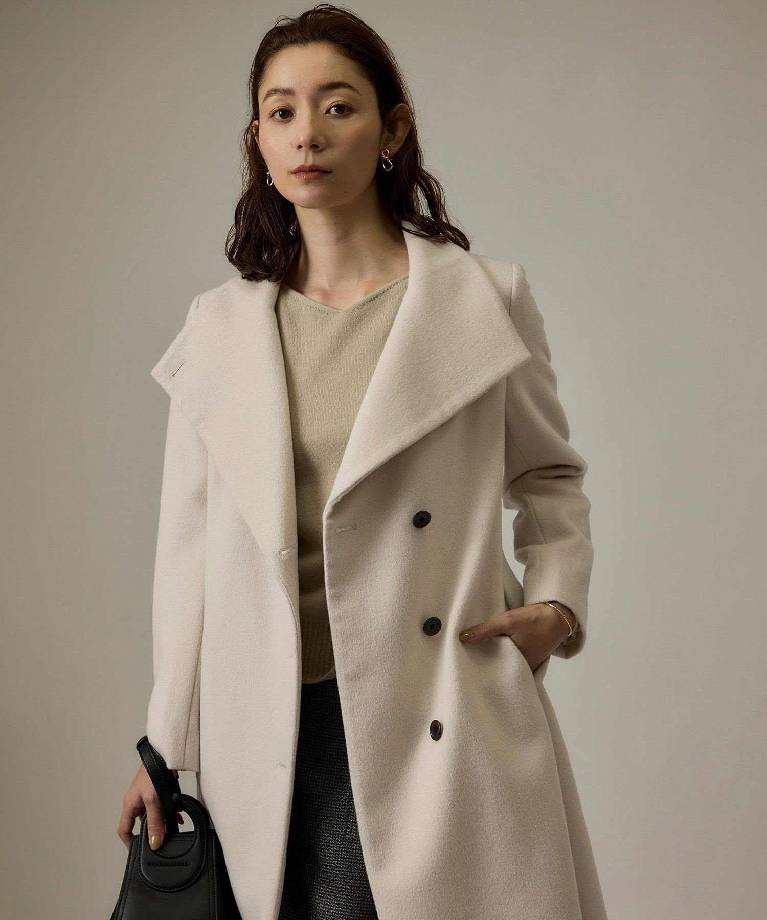 ROPE'｜プレミアムカシミヤ ロングコート | Rakuten Fashion(楽天