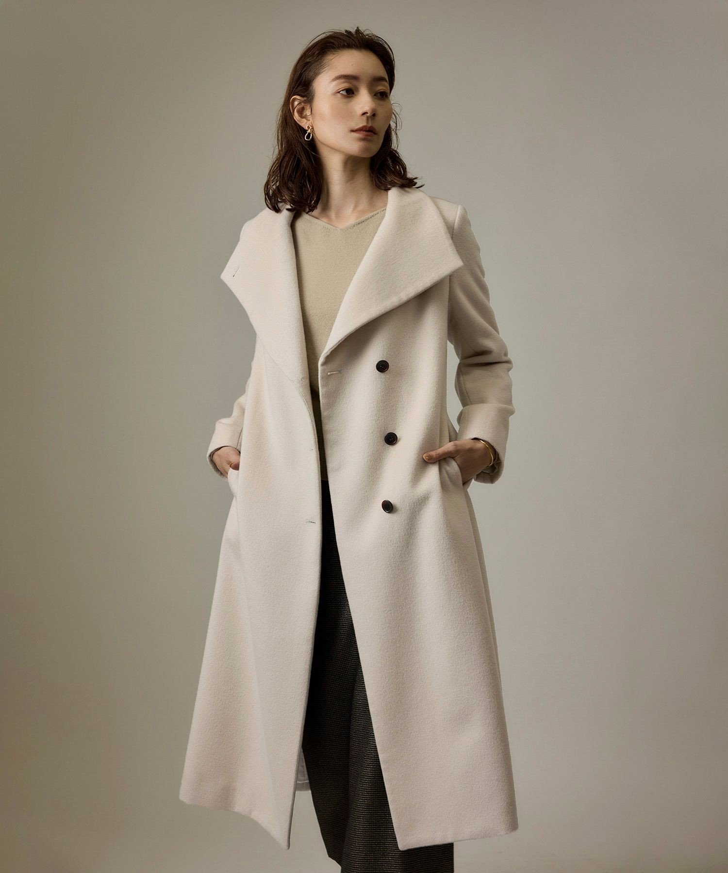 ROPE'｜プレミアムカシミヤ ロングコート | Rakuten Fashion(楽天