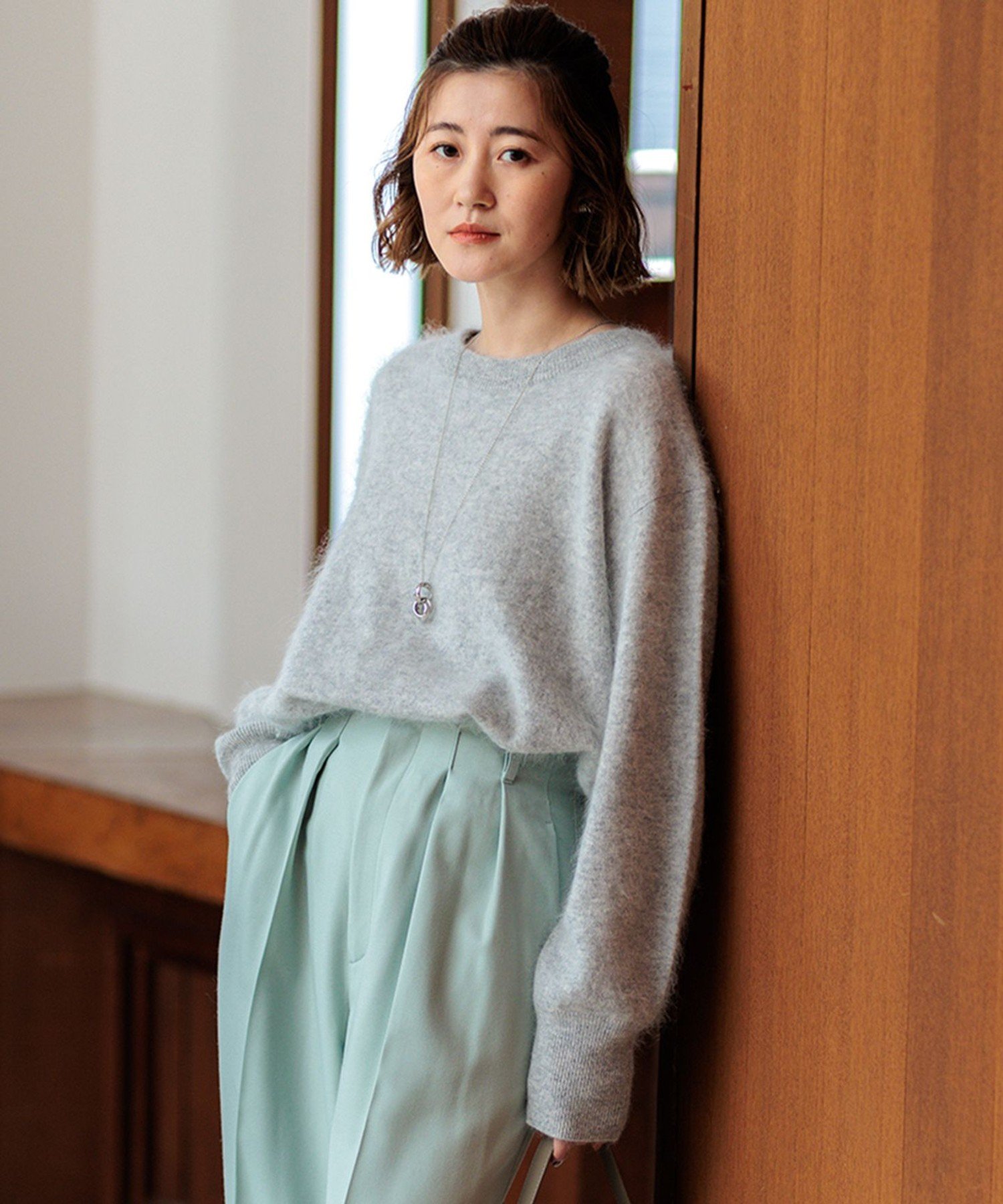 23区｜ウールカシミヤシャギー ニット | Rakuten Fashion(楽天