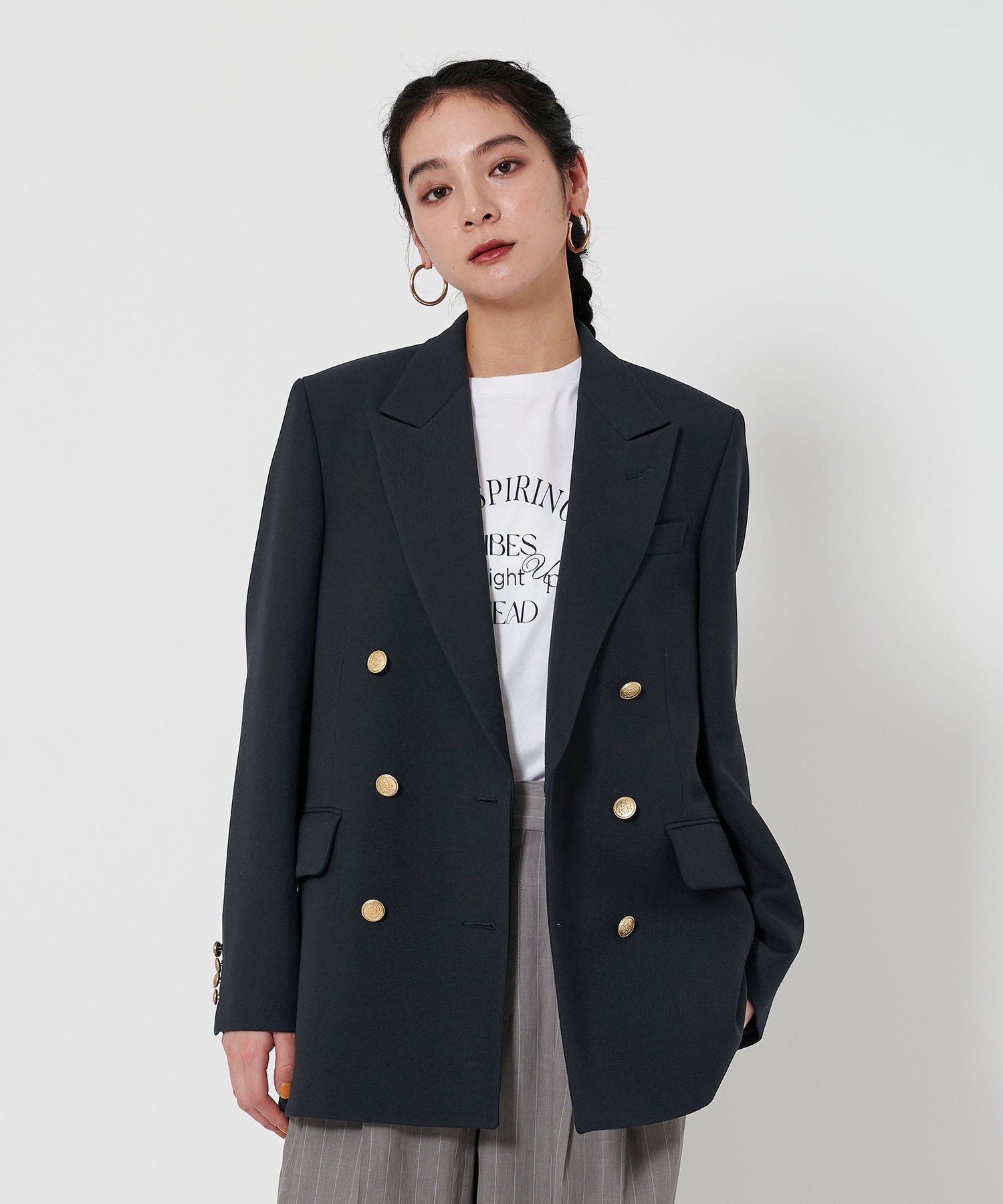 BEAUTY&YOUTH UNITED ARROWS｜ポリエステルブレンド ダブル ジャケット