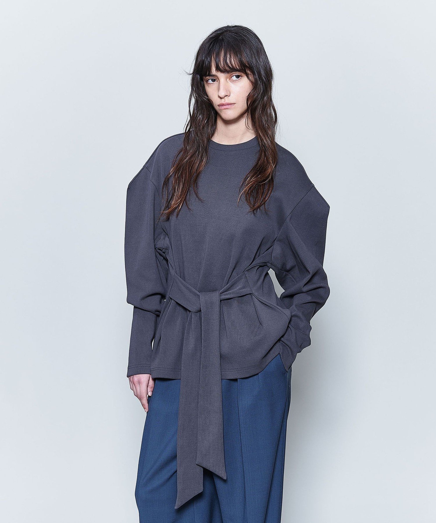 [6(ROKU)] コットン パワーショルダー スリーブ プルオーバー UNITED ARROWS LTD. OUTLET｜<6(ROKU)>コットン パワーショルダー