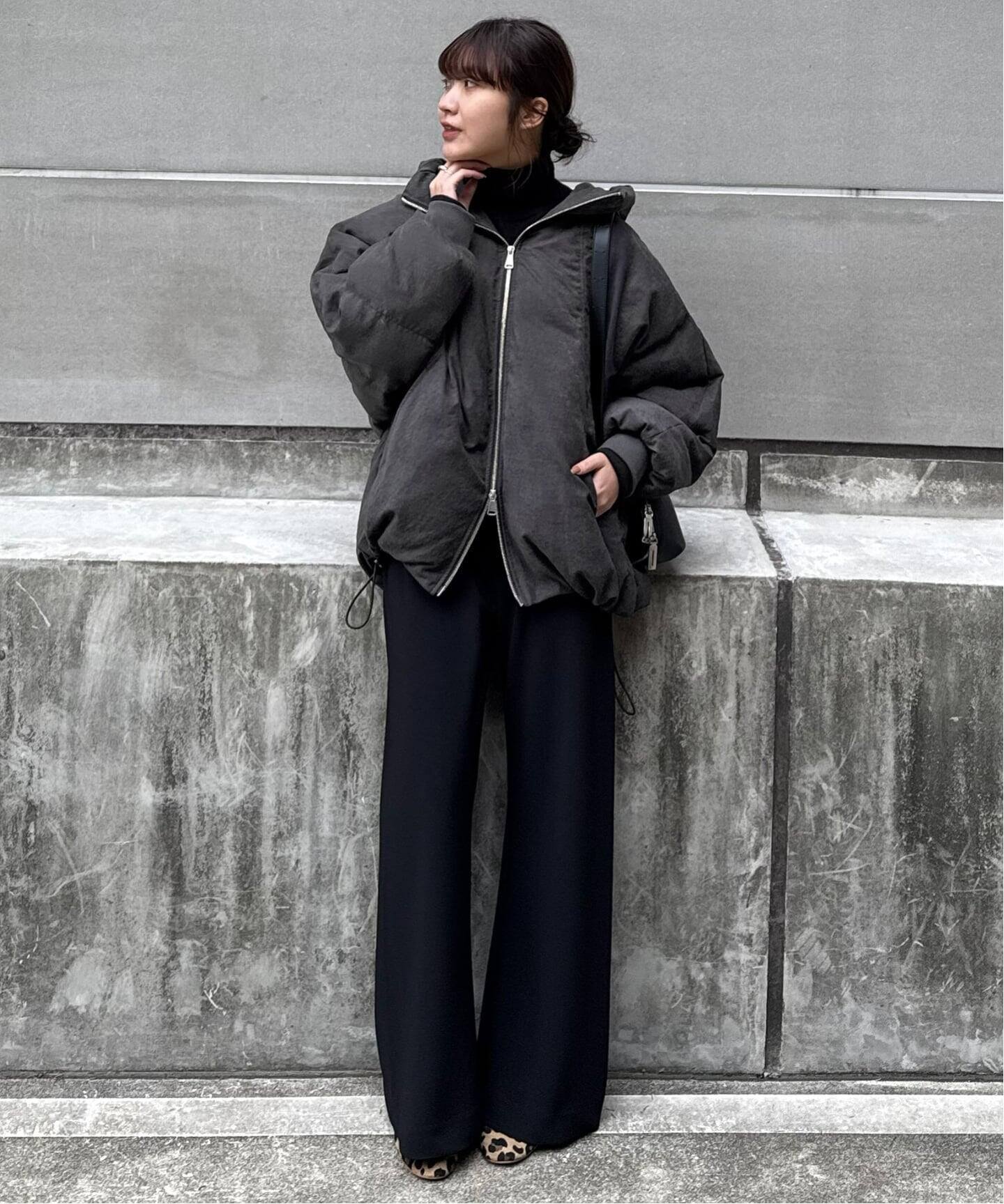 SLOBE IENA｜中綿ボリュームフードブルゾン | Rakuten Fashion(楽天