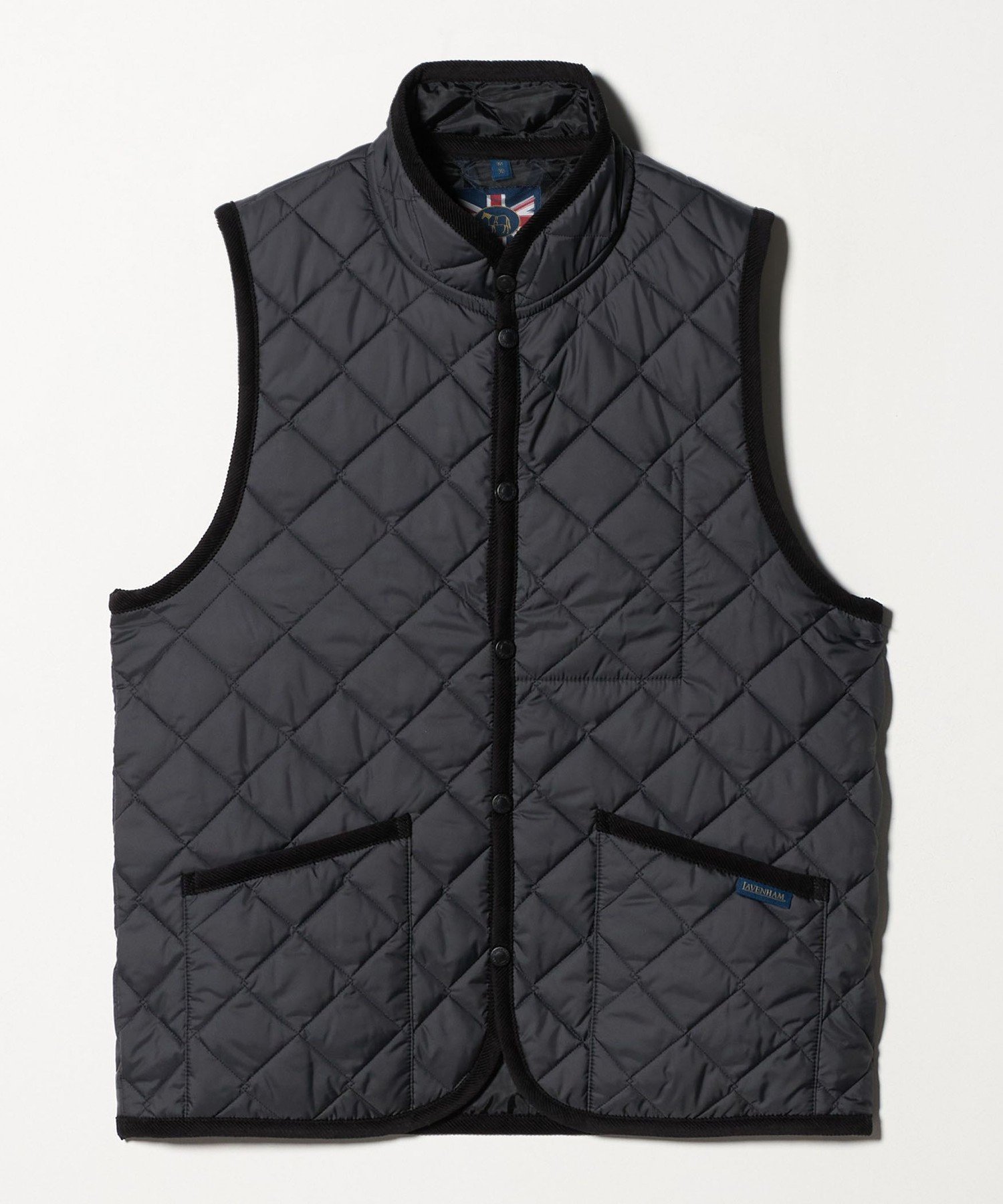 mhmammy☆ le Glazik ブラック　キルティングベスト LE GLAZIK（ルグラジック）の「[LE GLAZIK/ル グラジック