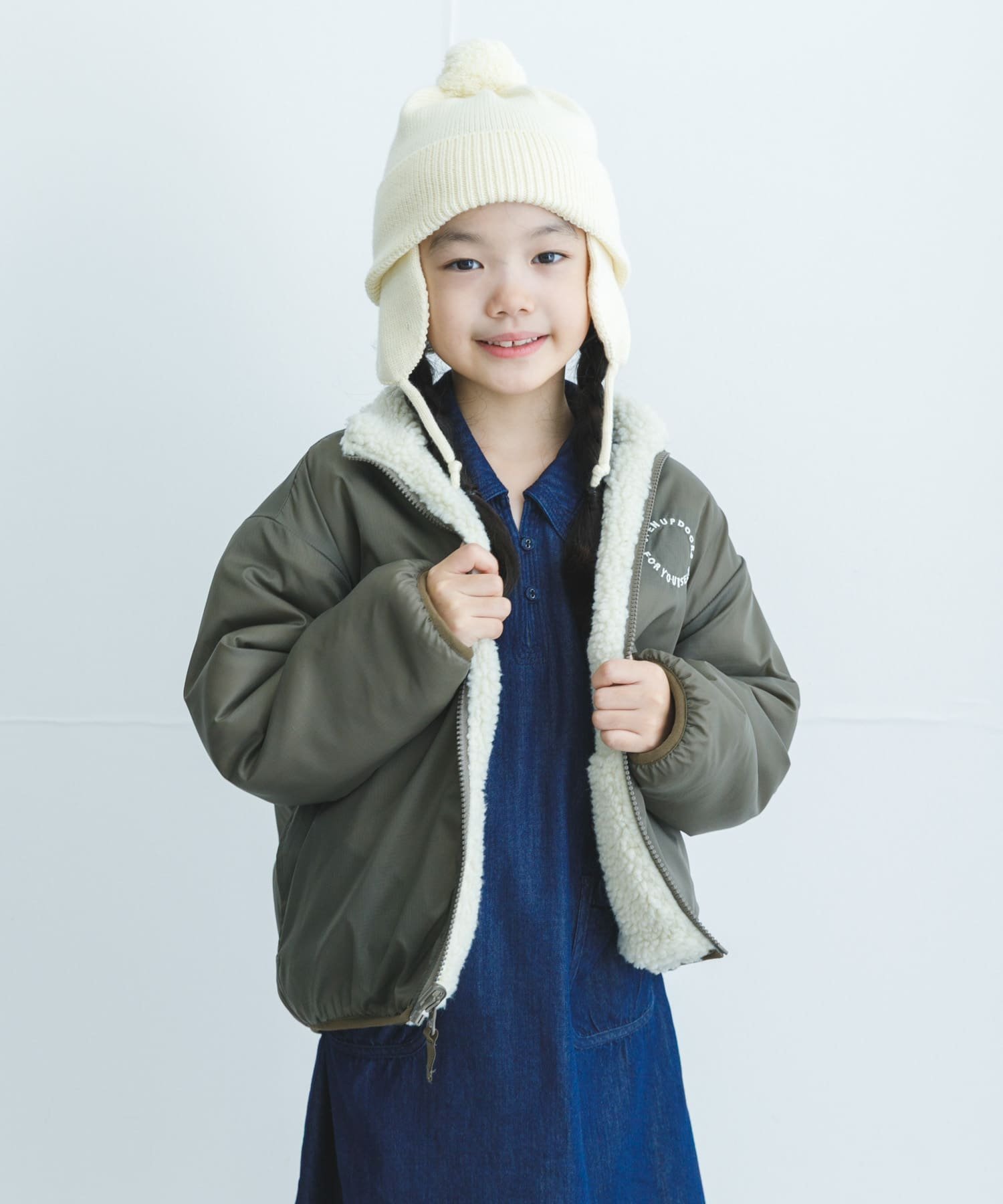 URBAN RESEARCH DOORS｜リバーシブルボアジャケット(KIDS) | Rakuten