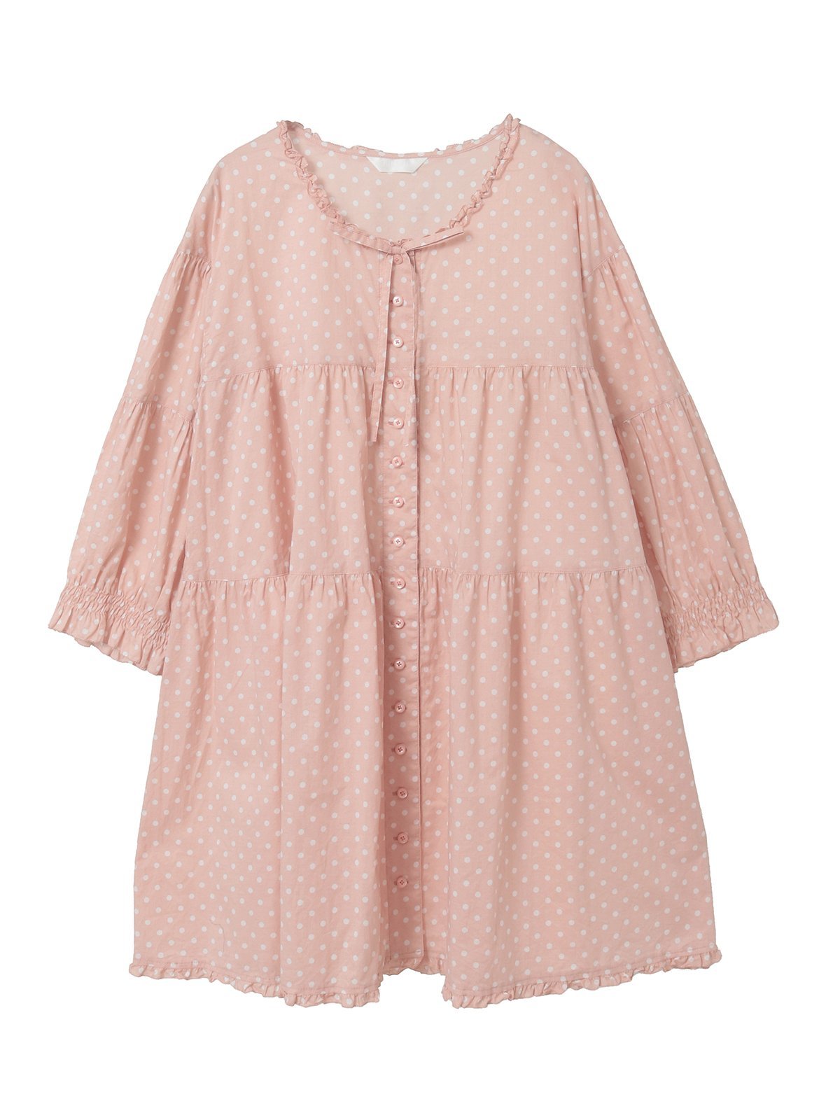 PINK HOUSE｜水玉プリントチュニックブラウス | Rakuten Fashion(楽天