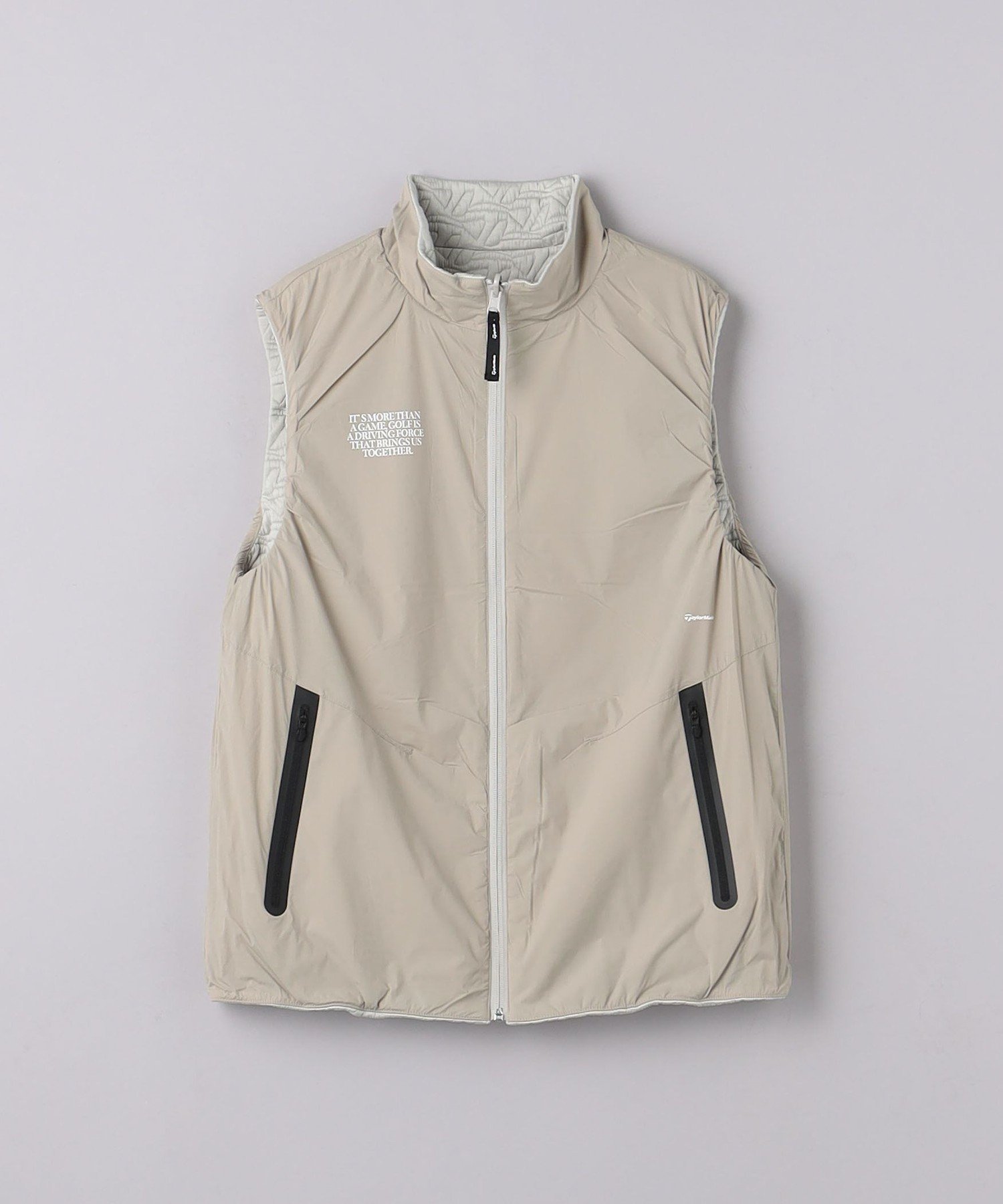 TaylorMade ホワイト キルティングベスト 美品　M 別注】＜TaylorMade×UNITED ARROWS＞ ユニセックス キルティング