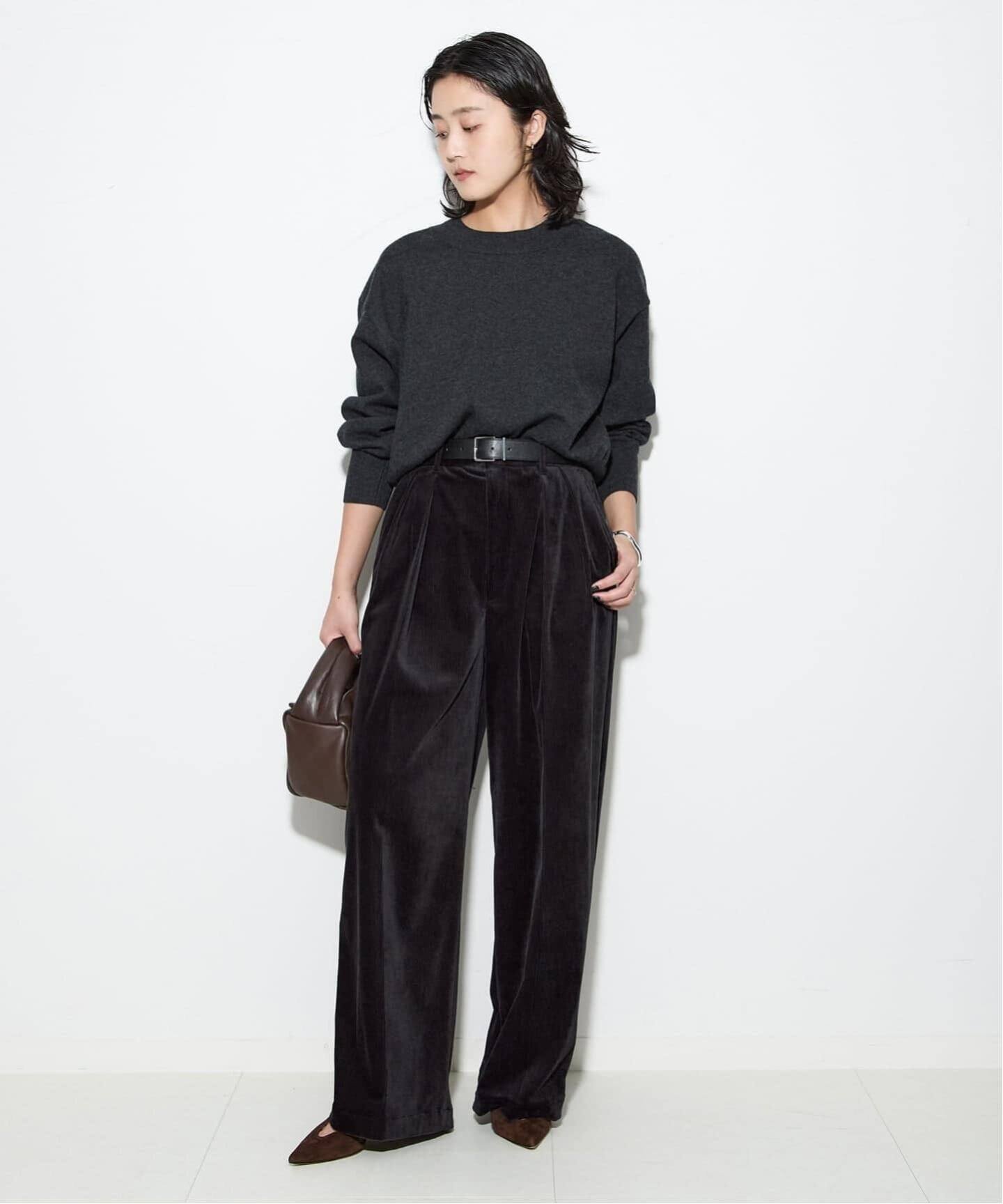 JOURNAL STANDARD L'ESSAGE｜《追加3》ストレッチコーデュロイ 2タック