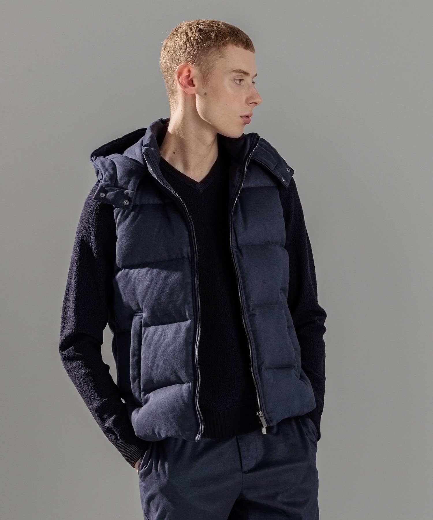 JOSEPH HOMME｜コマスエード ダウンベスト | Rakuten Fashion(楽天