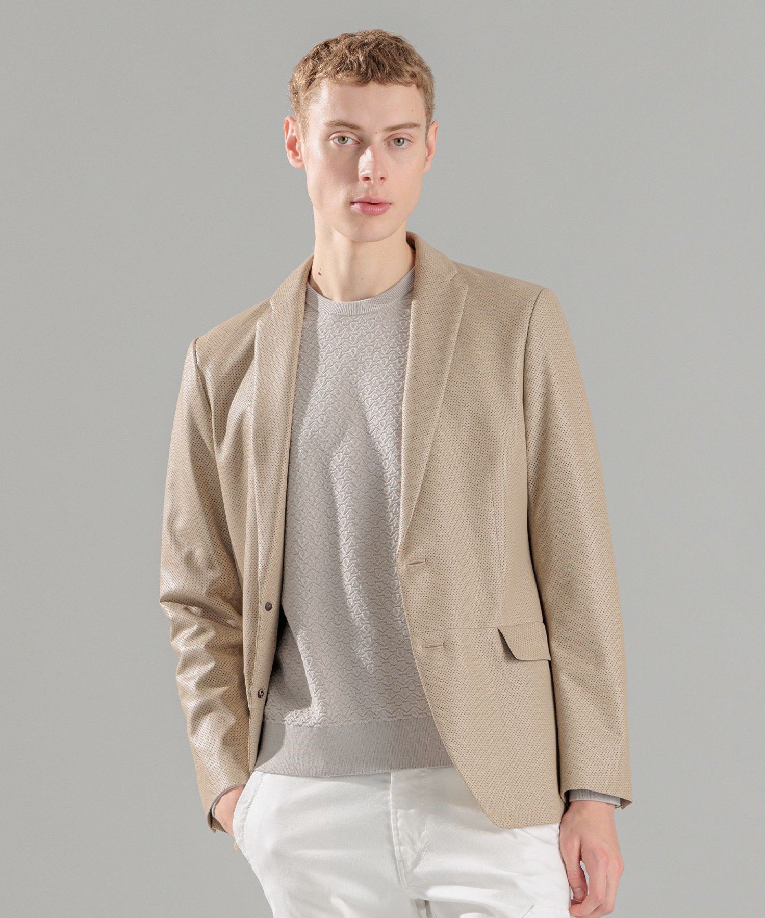 JOSEPH HOMME｜ライトパンチングレザー ジャケット | Rakuten Fashion