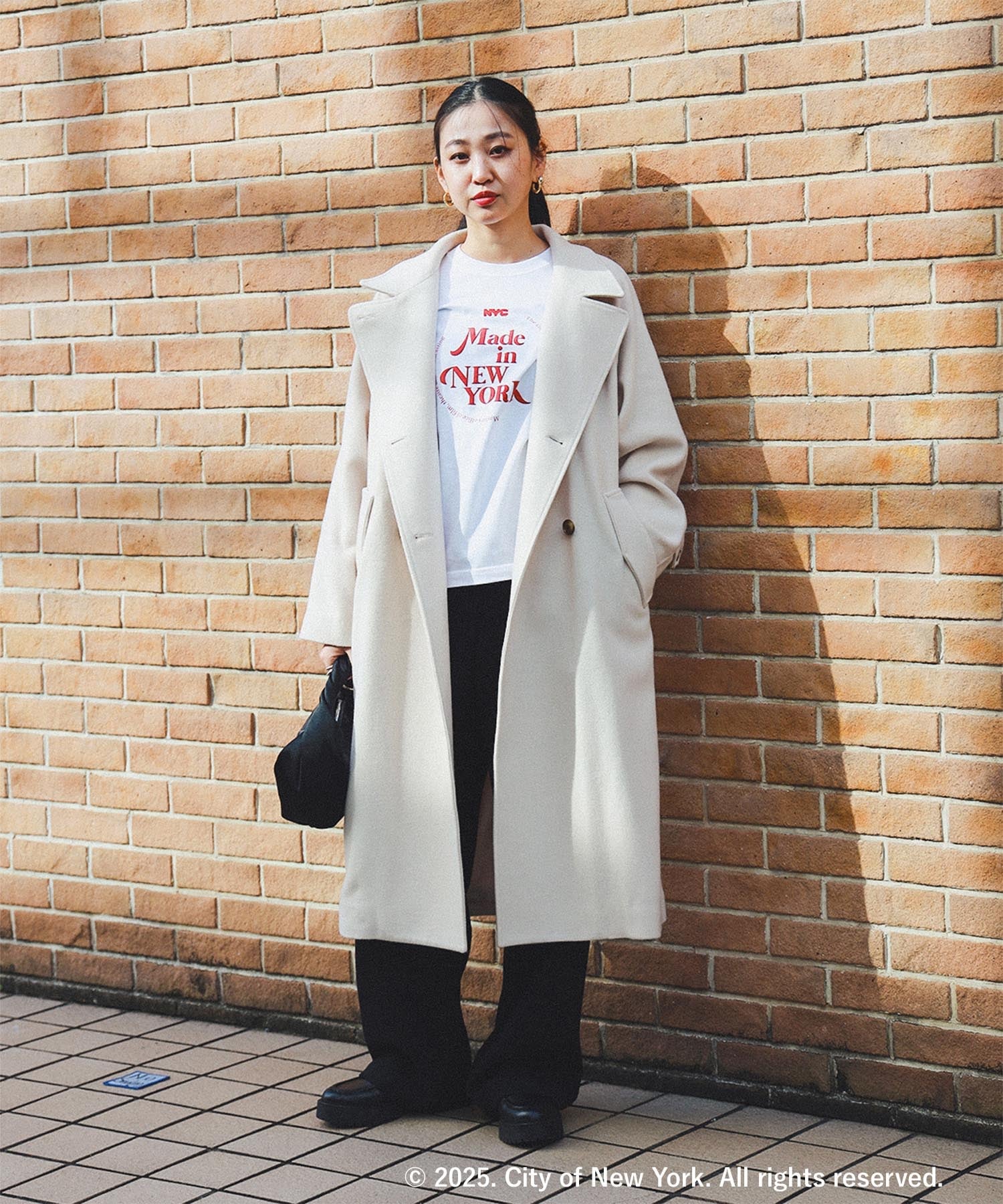 BEAMS WOMEN｜【SALE】スタンドカラー ダブル コート 冬アウター