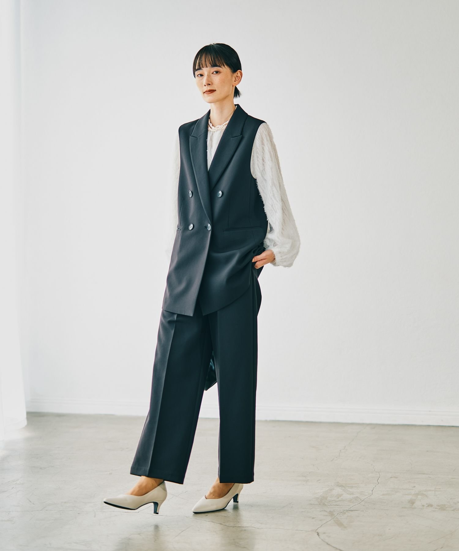 LEPSIM｜【入卒式/セレモニー】Wクロスダブルジレ | Rakuten Fashion