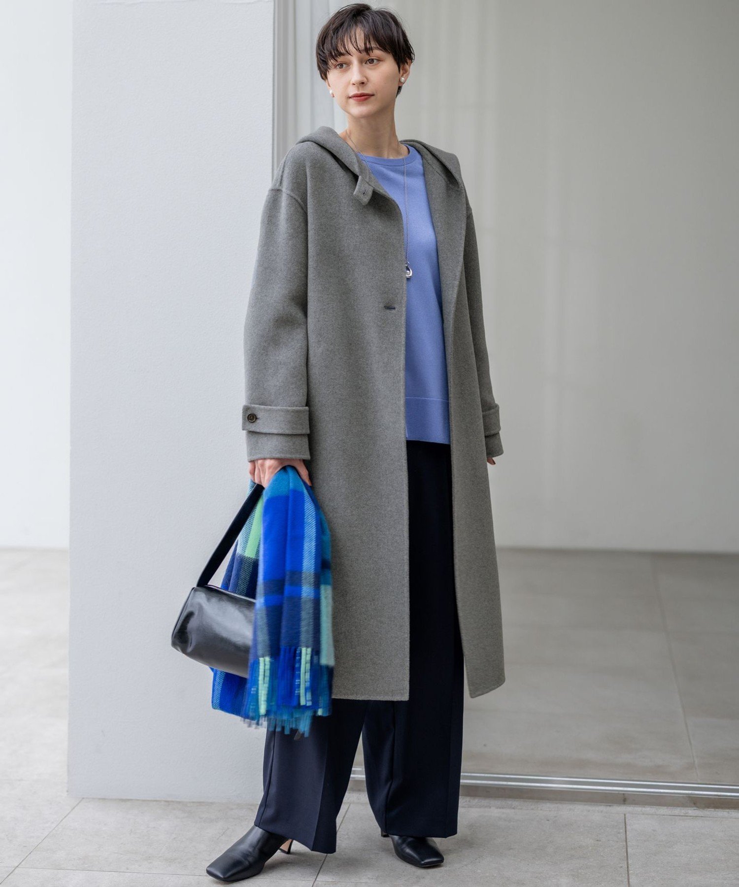 23区｜【滝沢眞規子さん着用/VERY掲載】MANTECOPureリバー フード