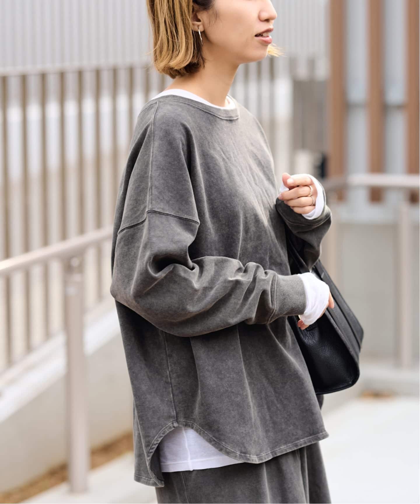 FRAMeWORK｜≪追加≫ウェットオゾン加工L/Tee 2 | Rakuten Fashion