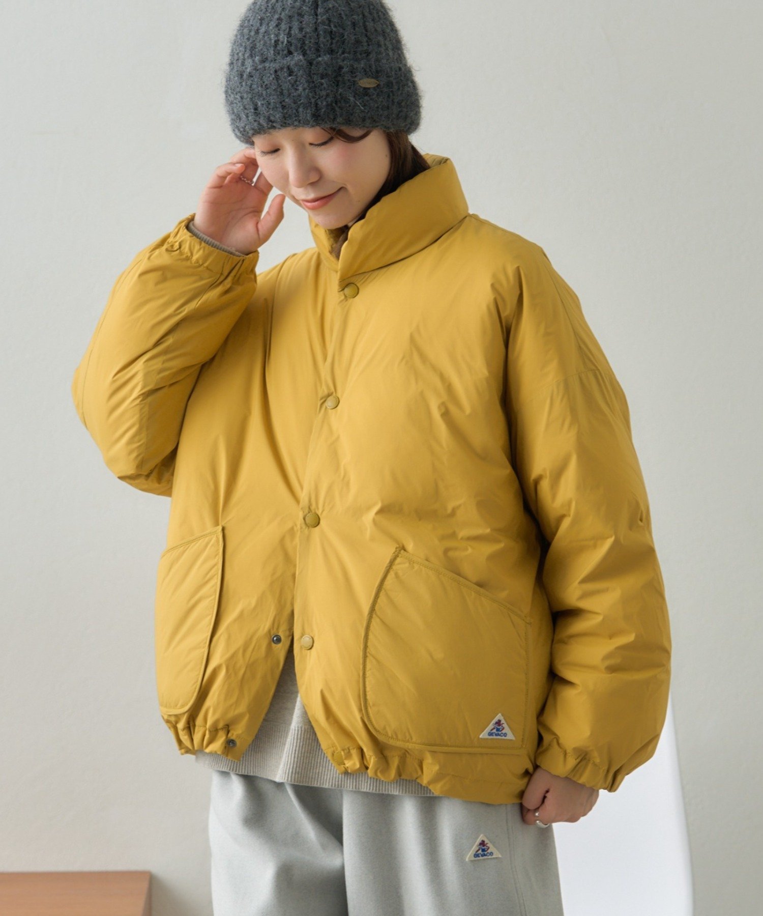 CIAOPANIC TYPY｜【GEVACO】ノンステッチミドル中綿ジャケット