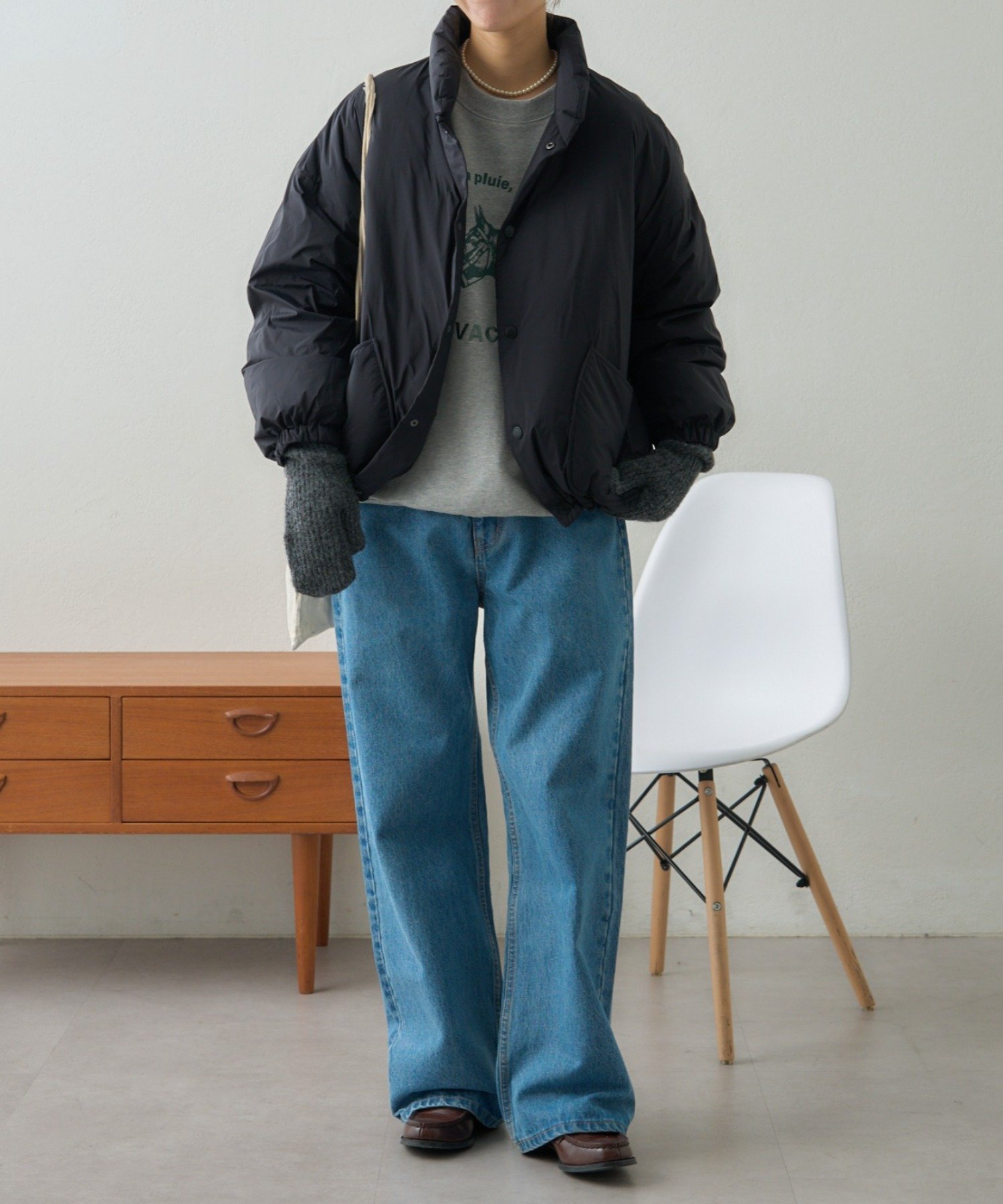 CIAOPANIC TYPY｜【GEVACO】ノンステッチミドル中綿ジャケット