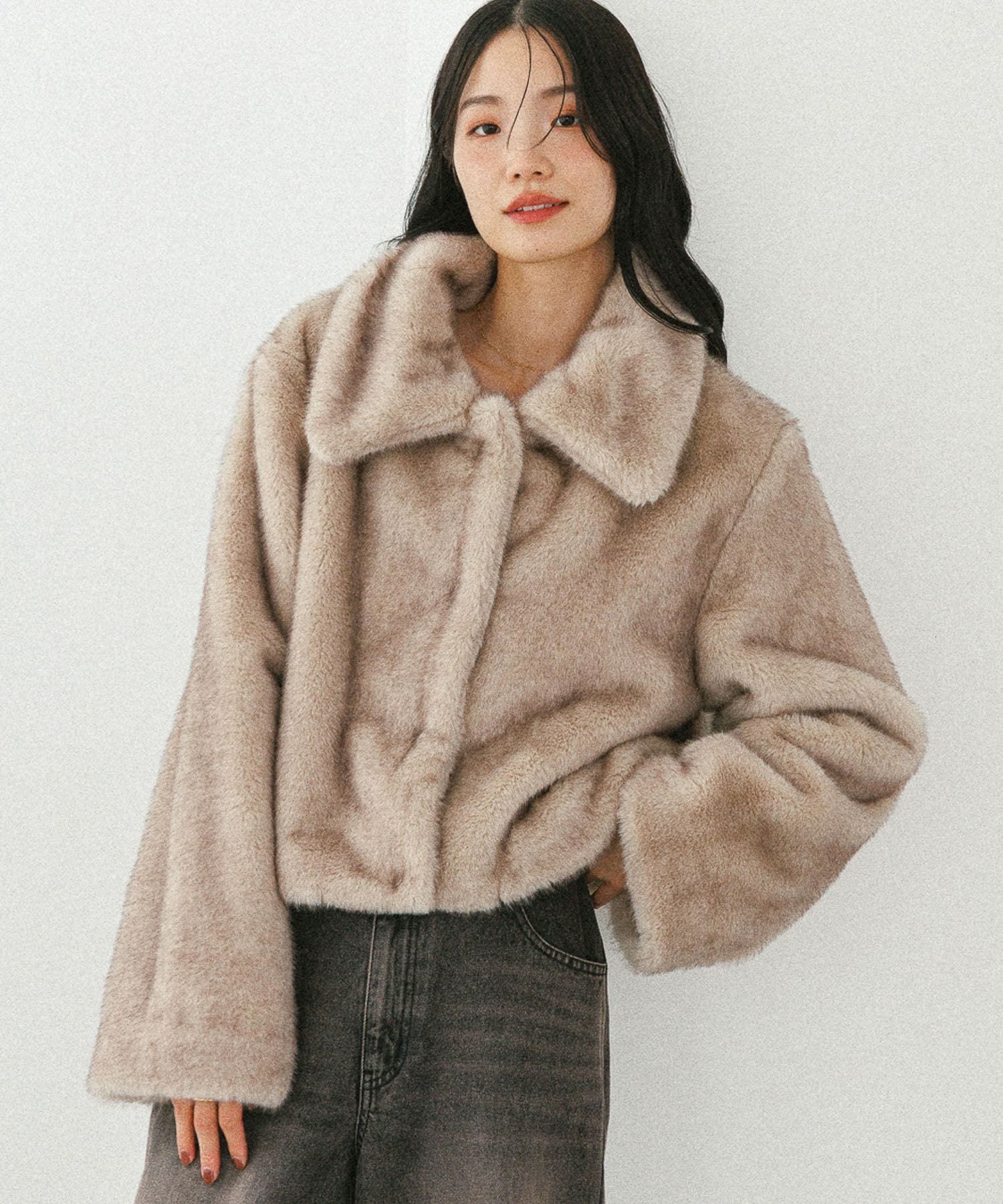 Heather｜MIXファーショートジャケット | Rakuten Fashion(楽天