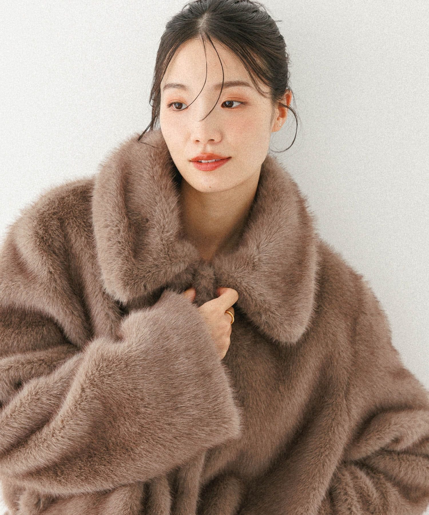 Heather｜MIXファーショートジャケット | Rakuten Fashion(楽天