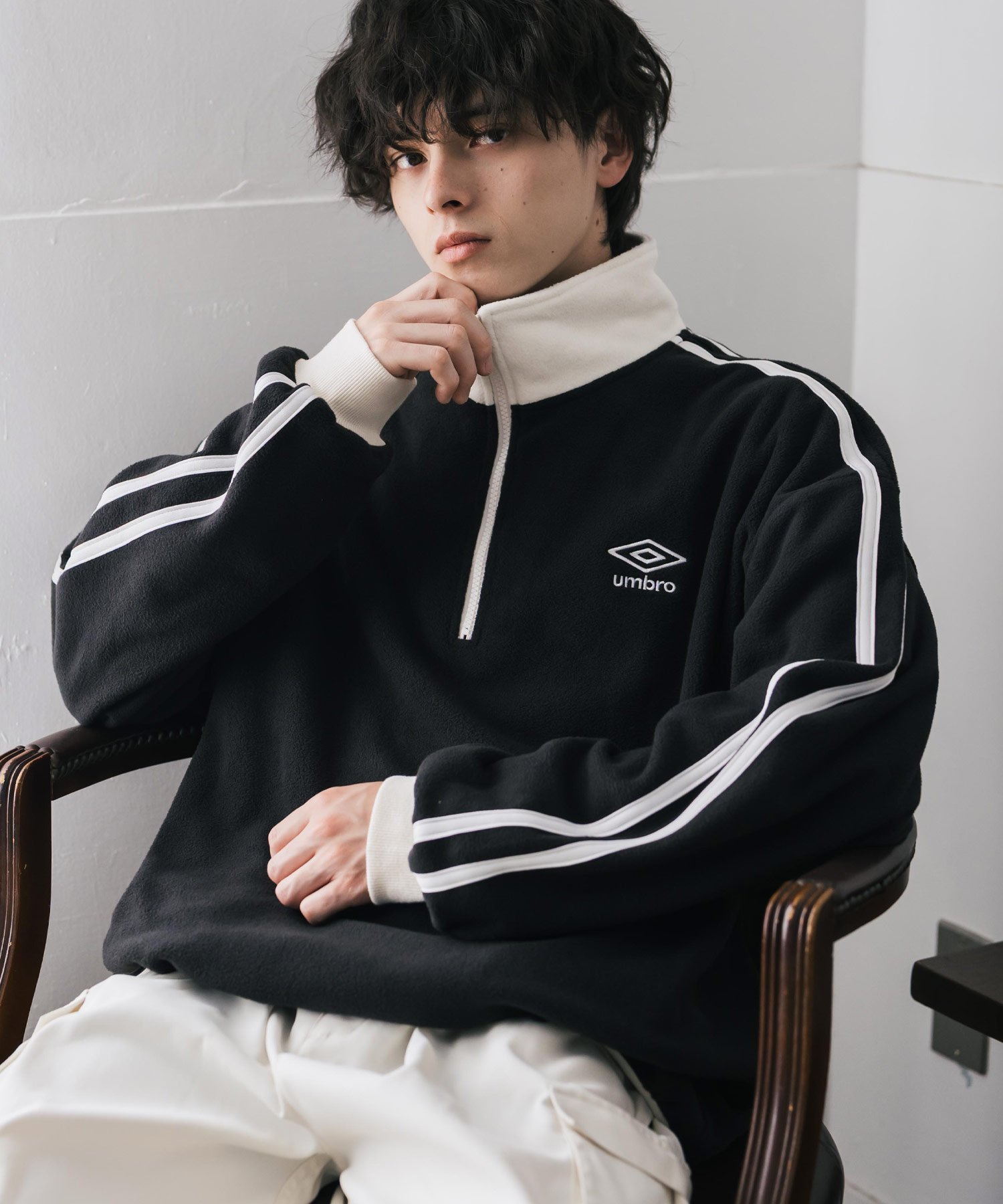 Rocky Monroe｜UMBRO 別注コラボオーバーサイズサイドラインハーフ