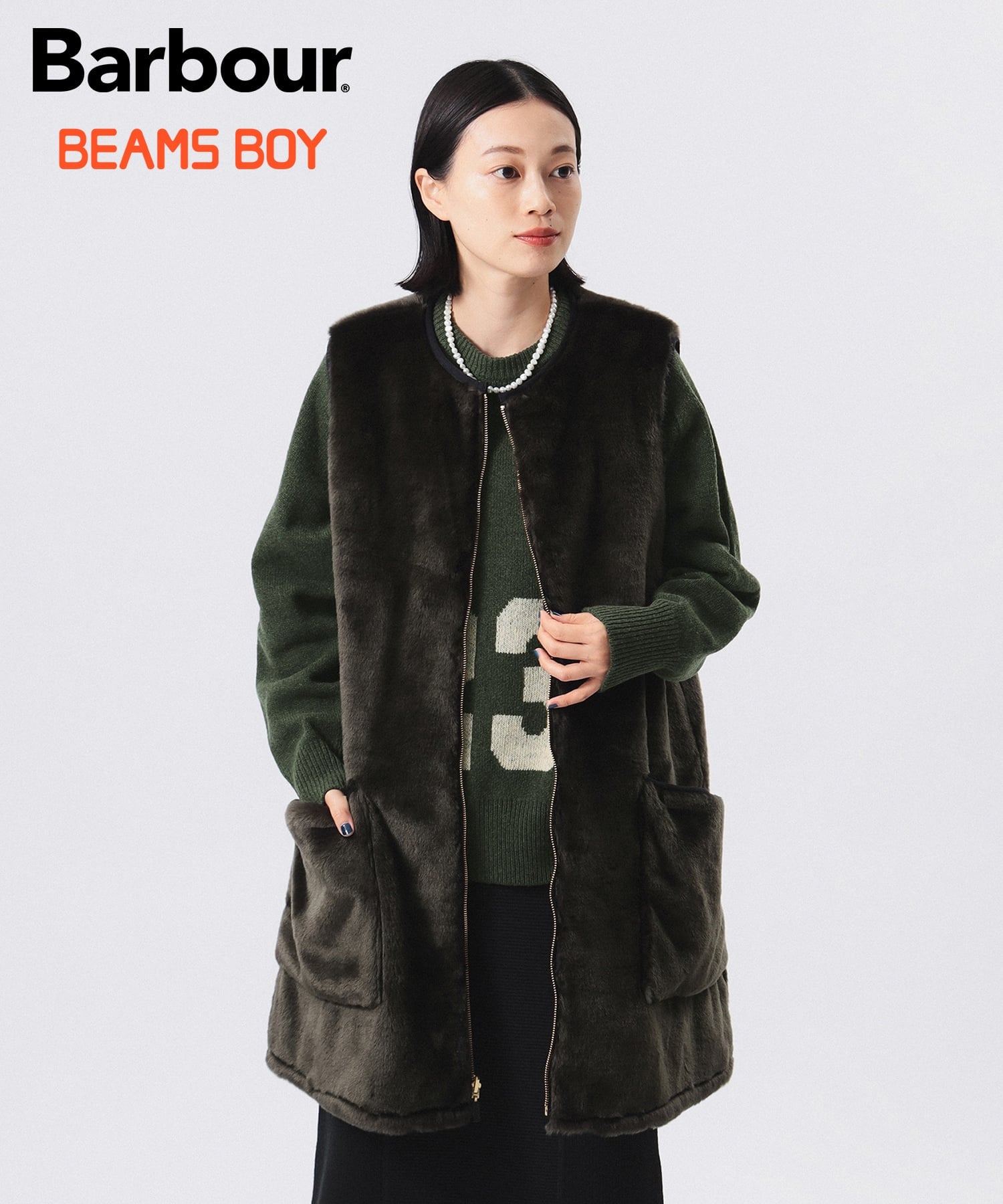 BEAMS WOMEN｜【別注】Barbour / Liner Vest 24FW リバーシブル