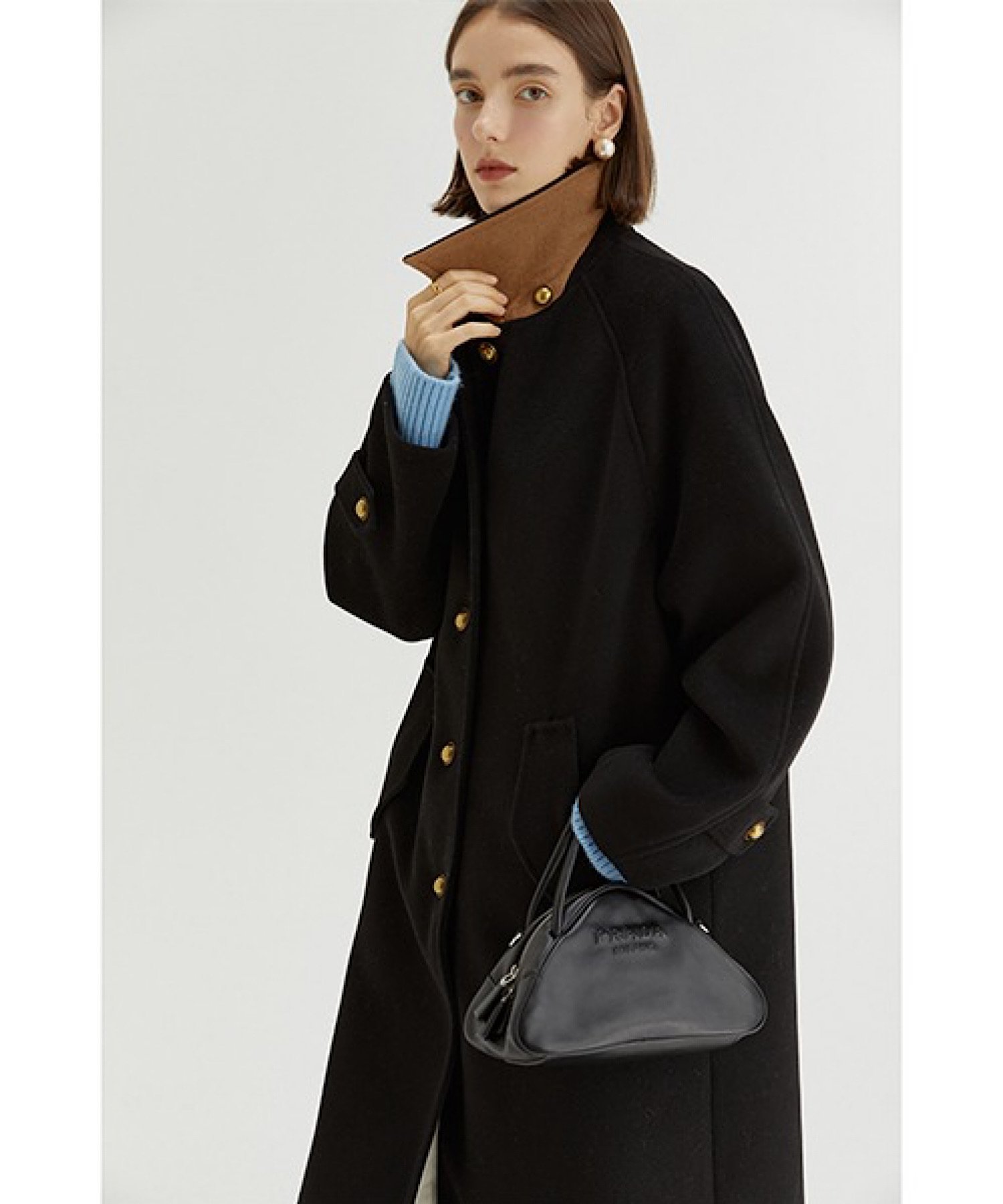 chuclla｜2way スタンドカラーコート FQ22D001【Fano Studios