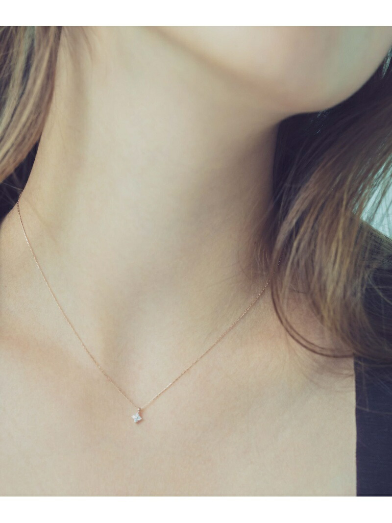 ete｜[レイヤード] K18MPG ダイヤモンド フローレット ネックレス