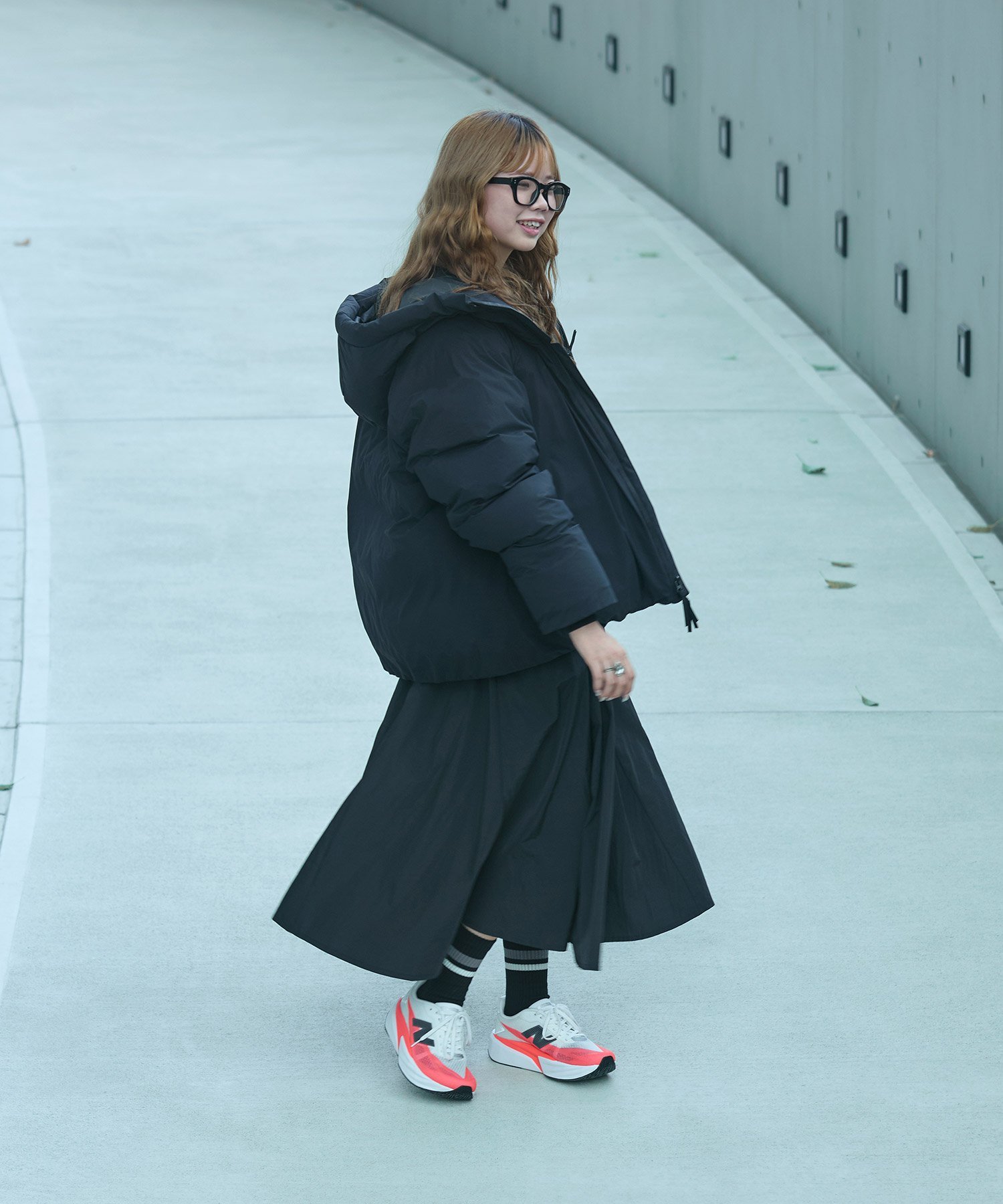 New Balance｜NB Grey サーキュラースカート | Rakuten Fashion(楽天