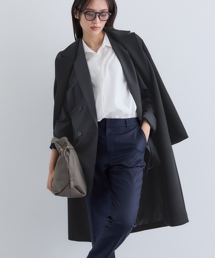 INDIVI｜【名品コート/日本製】ウール100%チェスターコート | Rakuten