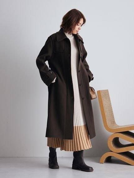 Mila Owen｜ロングリバーコート | Rakuten Fashion(楽天ファッション