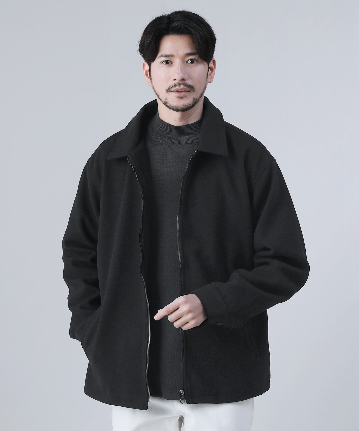 THE CASUAL｜TECHメルトンZIPブルゾン | Rakuten Fashion(楽天