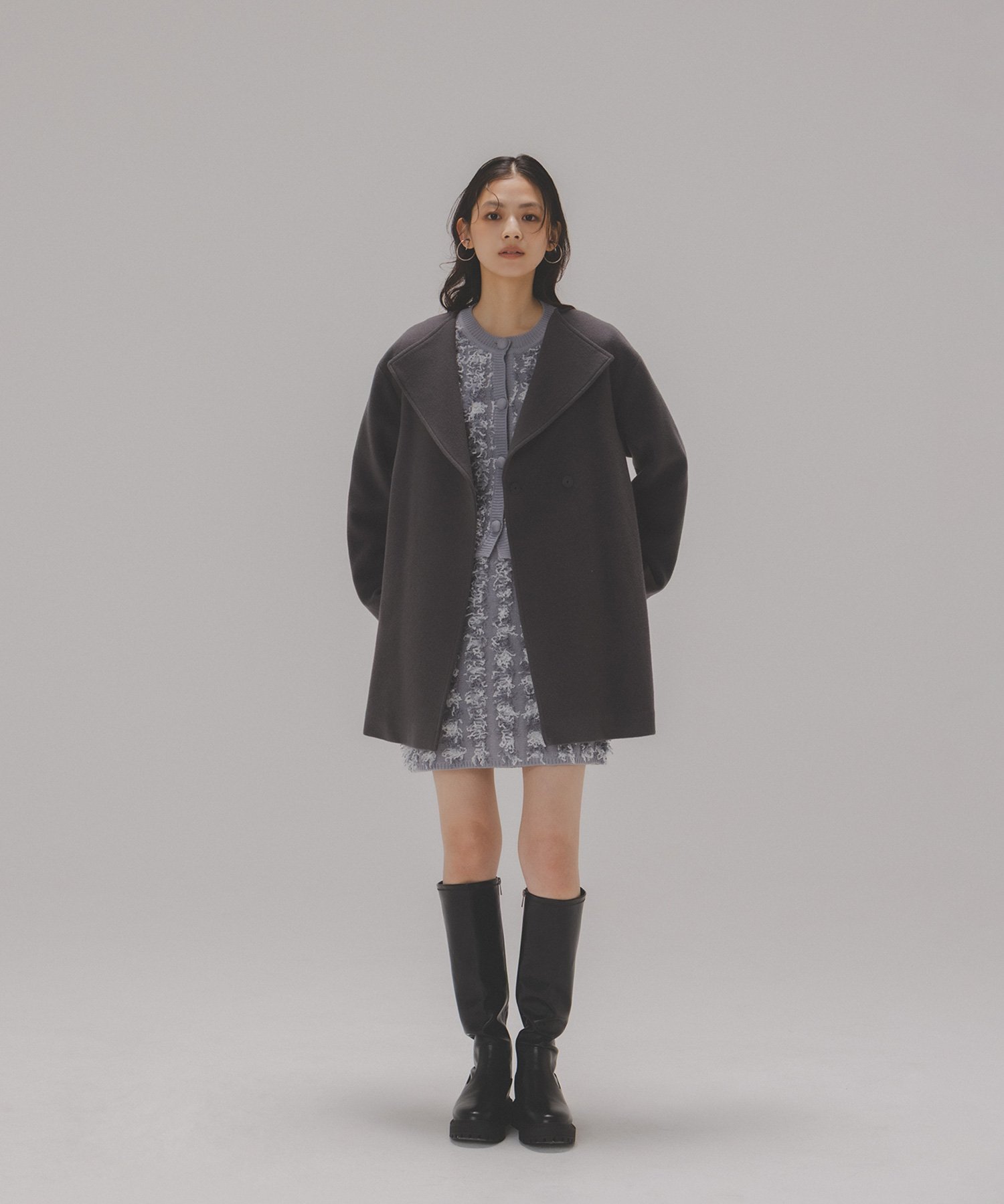 NATURAL BEAUTY BASIC｜ベルテッドミディコート | Rakuten Fashion