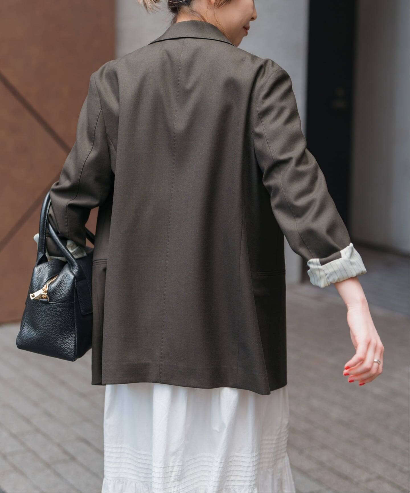 Spick & Span｜ウールブレンドダブルブレストジャケット | Rakuten