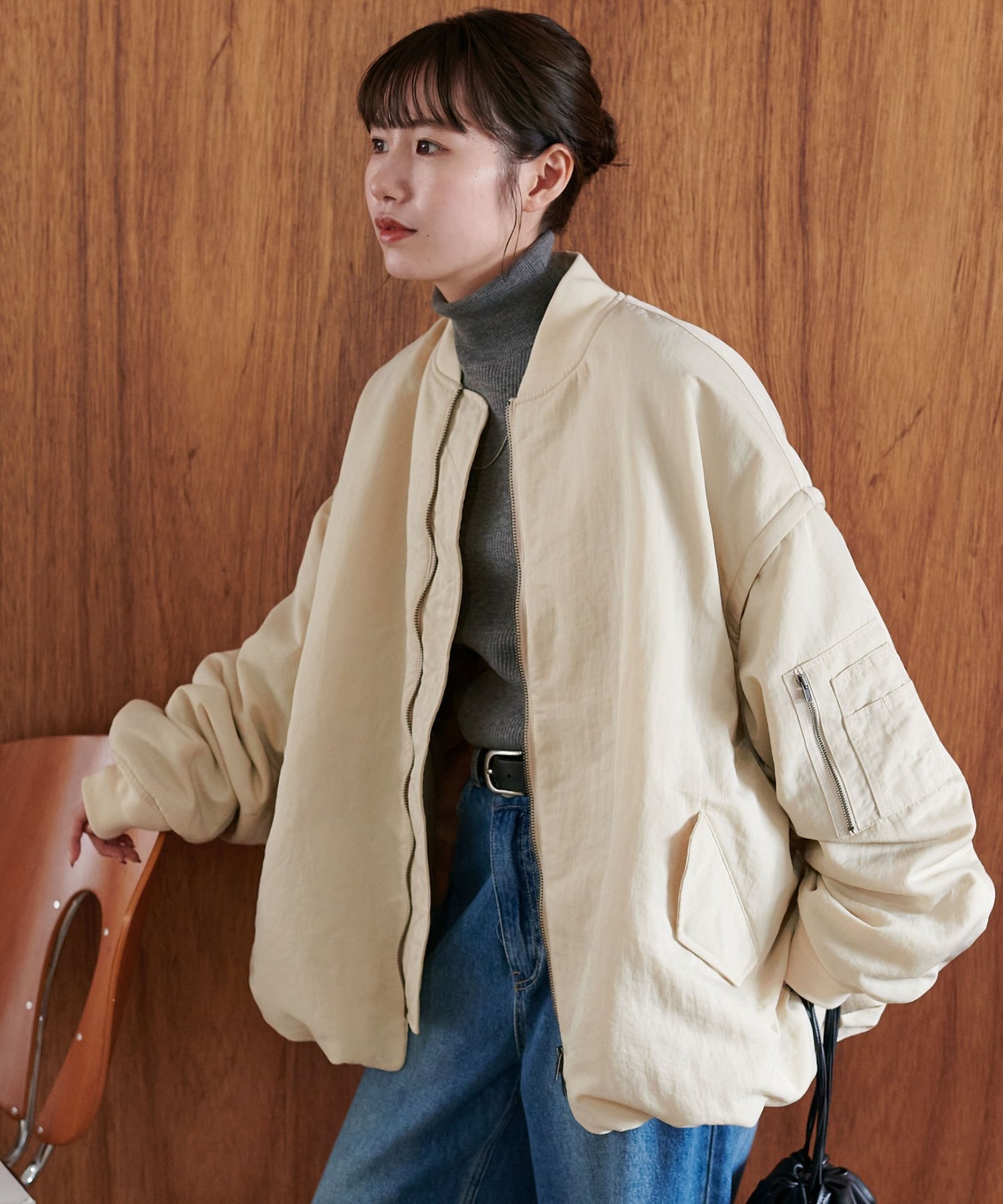 Discoat｜【ユニセックス】デタッチャブル2WAYメモリーボンバー