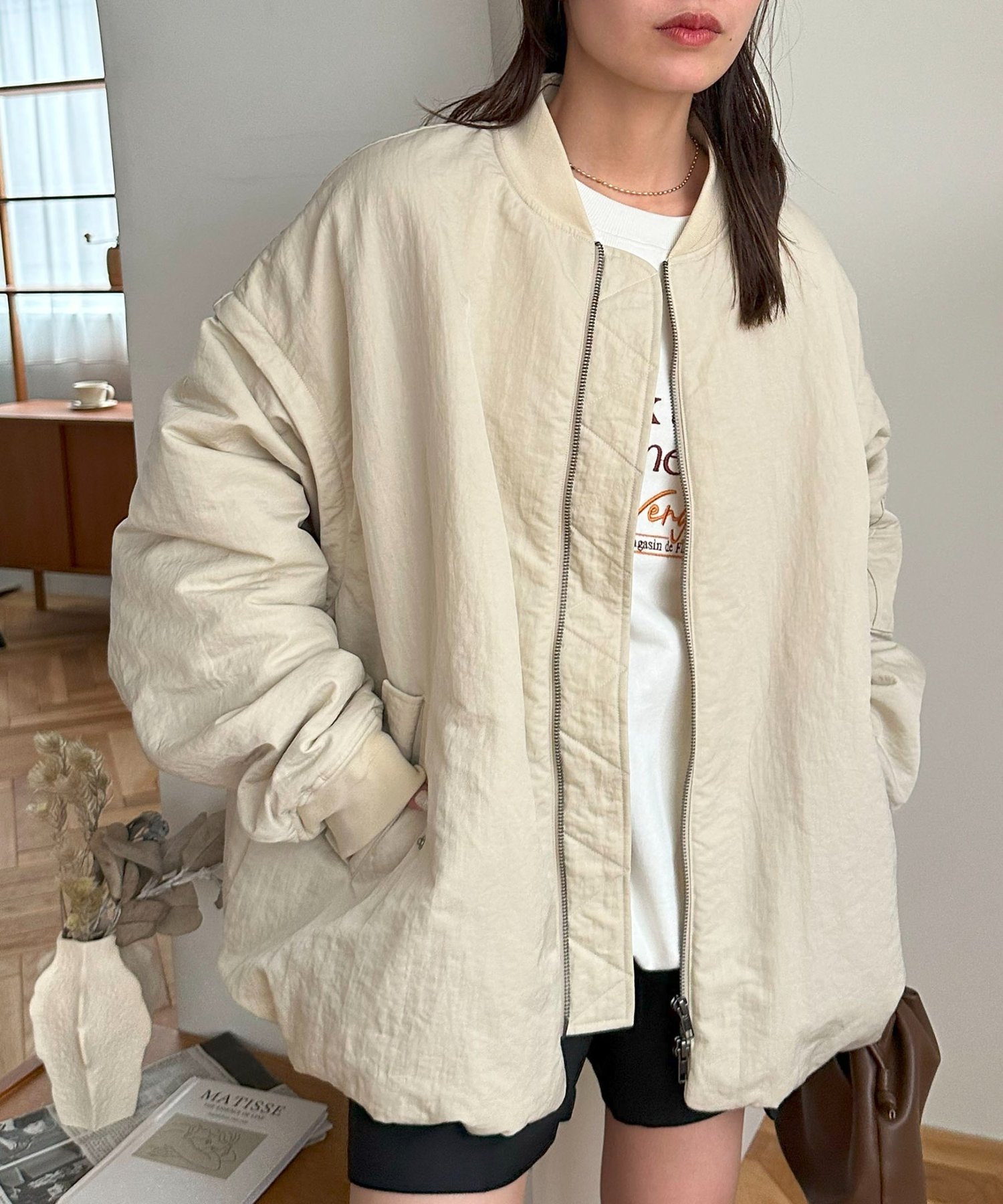 Discoat｜【ユニセックス】デタッチャブル2WAYメモリーボンバー