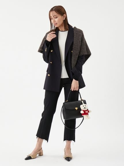 Mila Owen｜金釦ダブルブレストロングブレザー | Rakuten Fashion(楽天