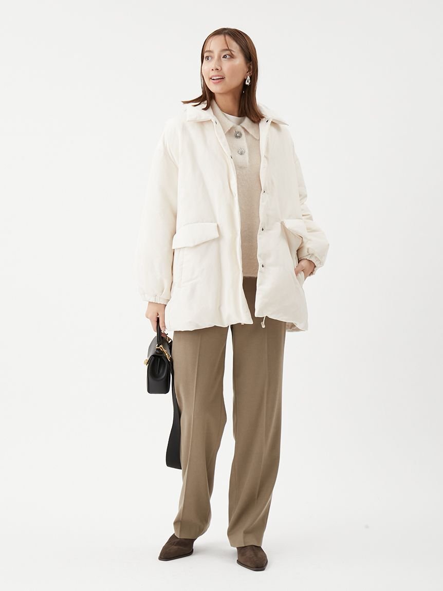 Mila Owen｜フレンチダウンテントシルエットジャケット | Rakuten