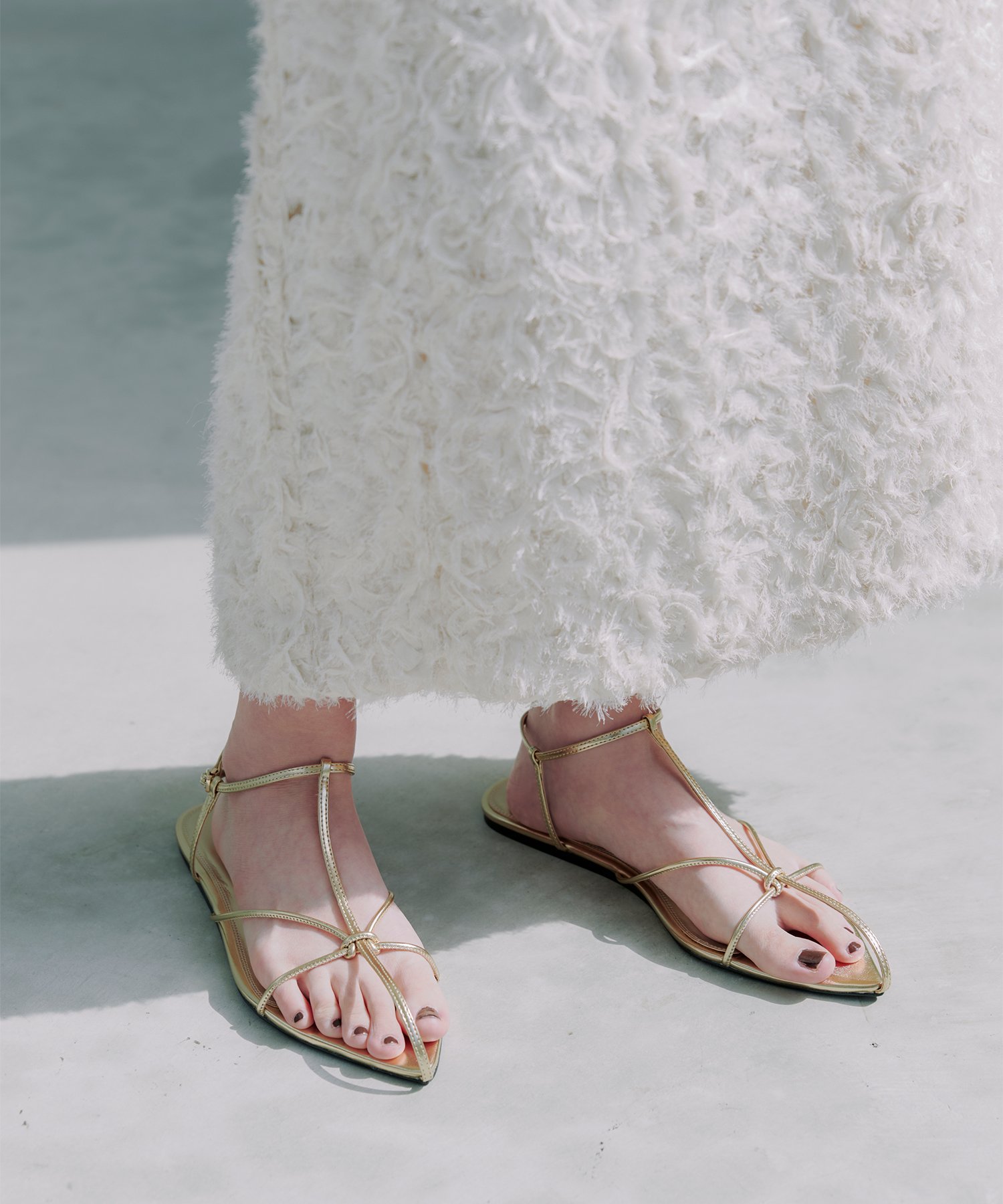 楽天市場】フラット ポインテッド（サンダル｜レディース靴）：靴の通販