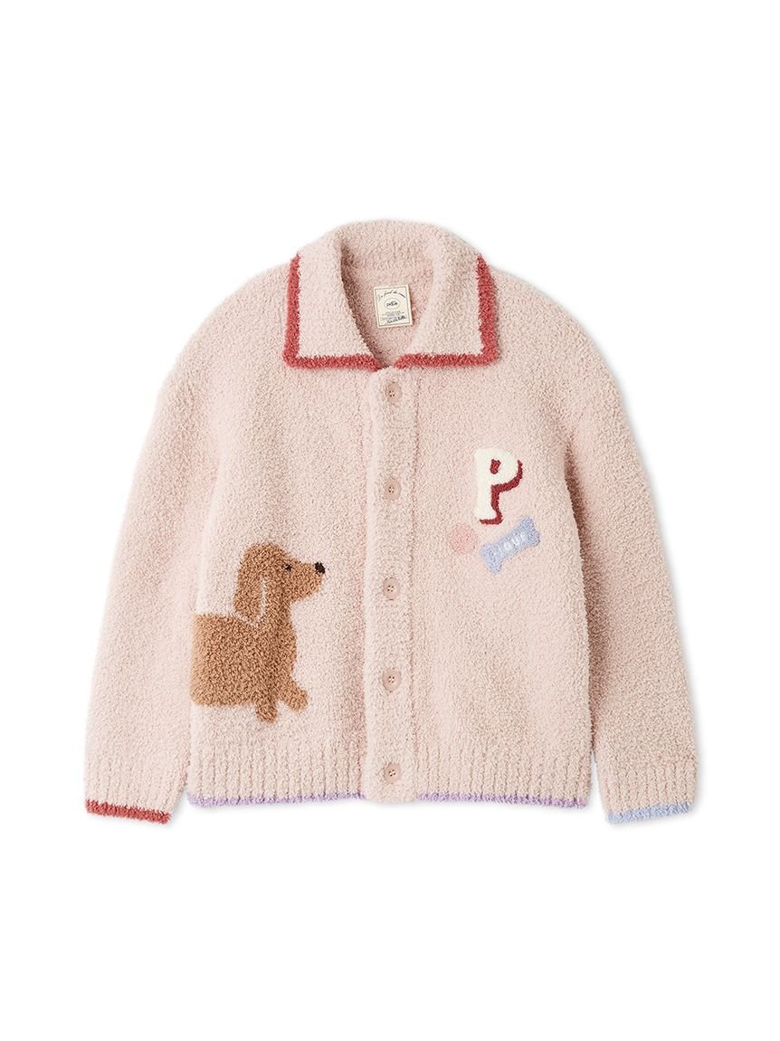 gelato pique｜【KIDS】ベビモコダックスフンドジャガードカーディガン