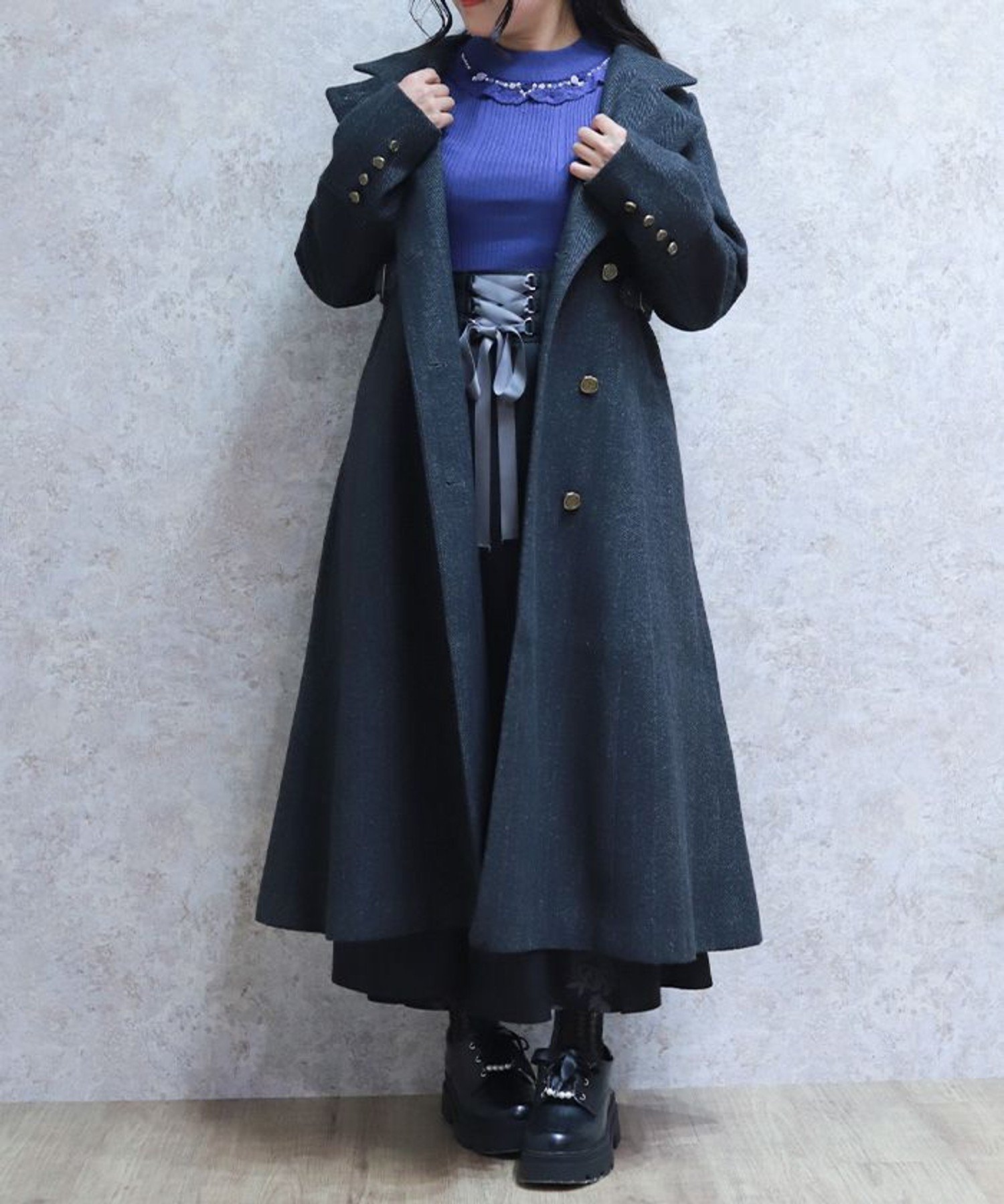 axes femme｜2WAYカラーロングコート | Rakuten Fashion(楽天